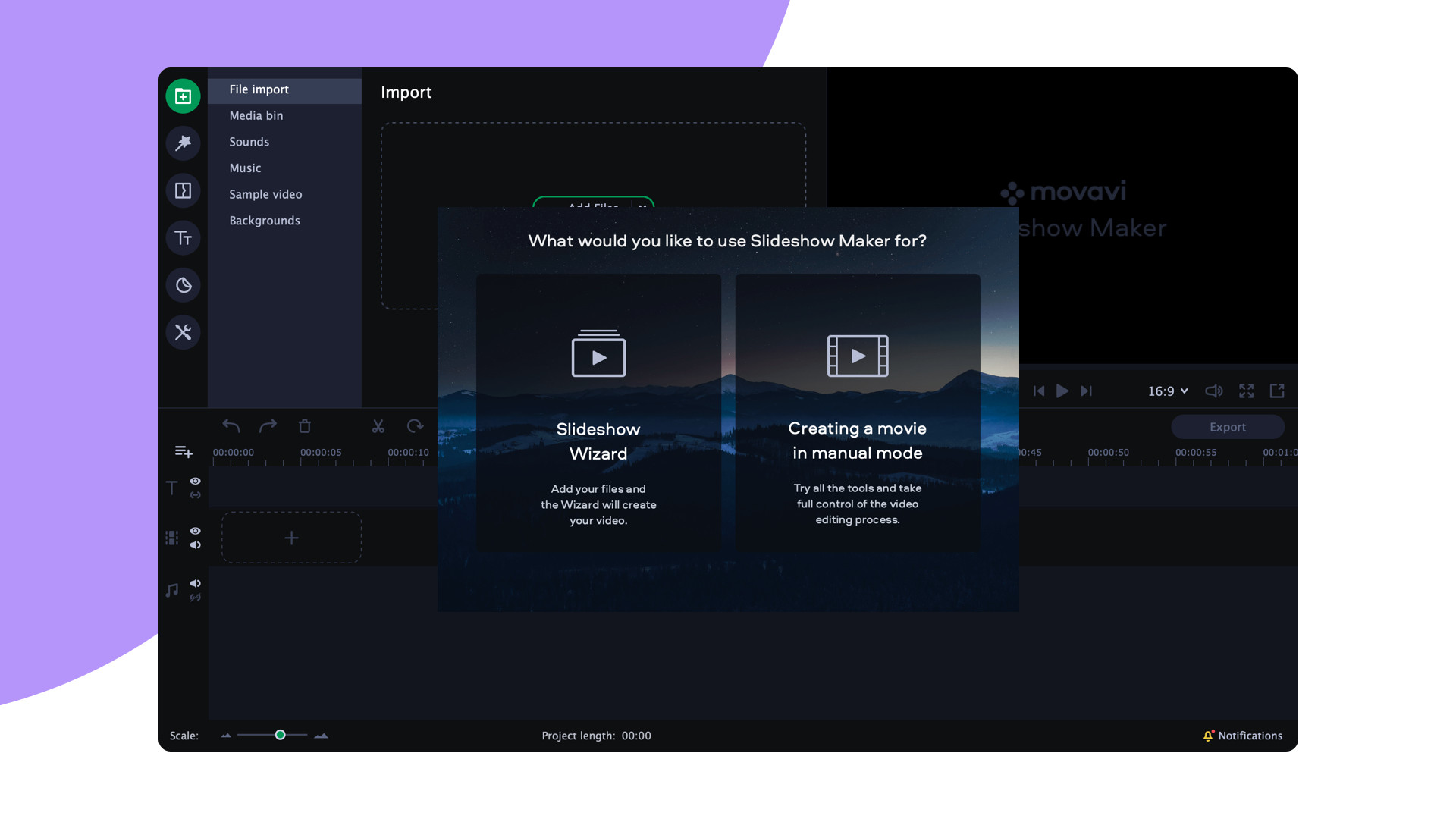 Movavi Slideshow Maker screenshot 1