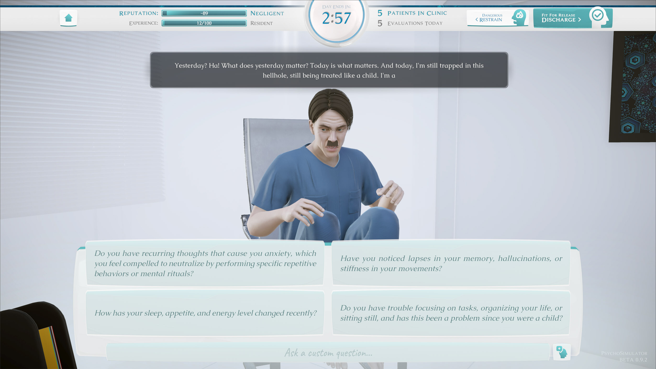 Psycho Simulator screenshot 1