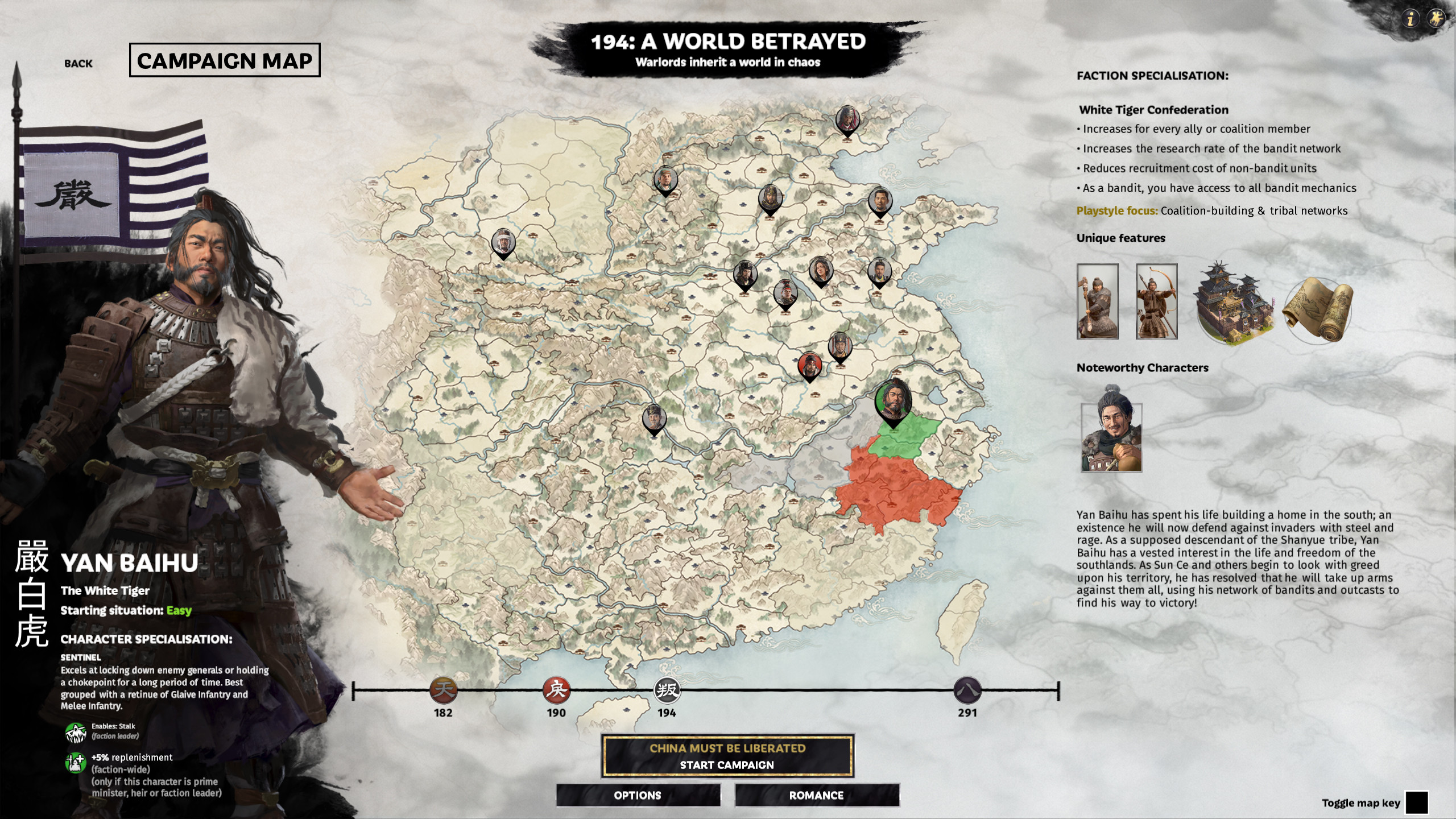 Total War: THREE KINGDOMS - White Tiger Yan screenshot 2