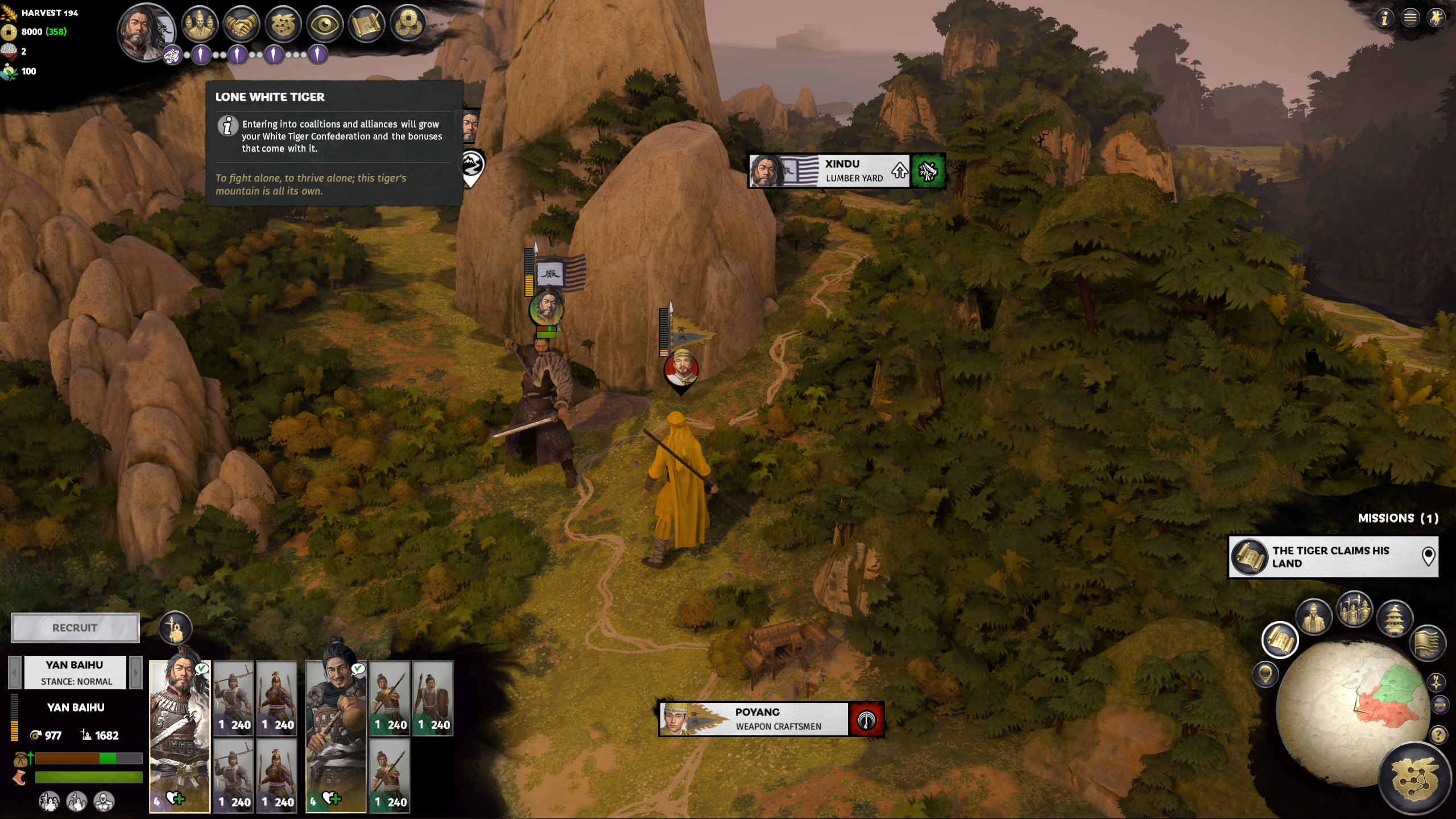 Total War: THREE KINGDOMS - White Tiger Yan screenshot 5