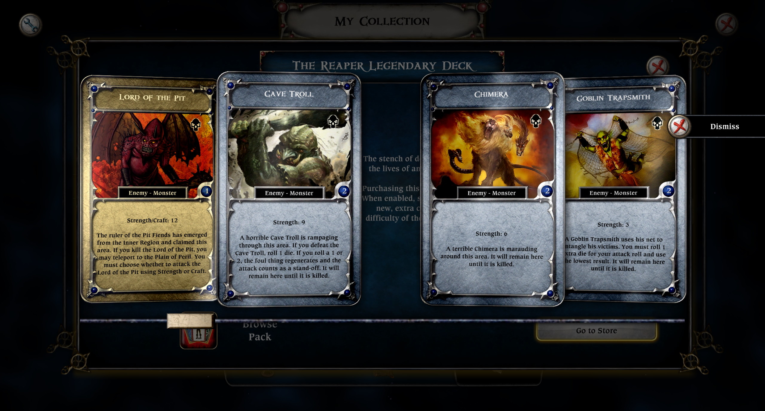 Talisman - Legendary Deck - The Reaper screenshot 2