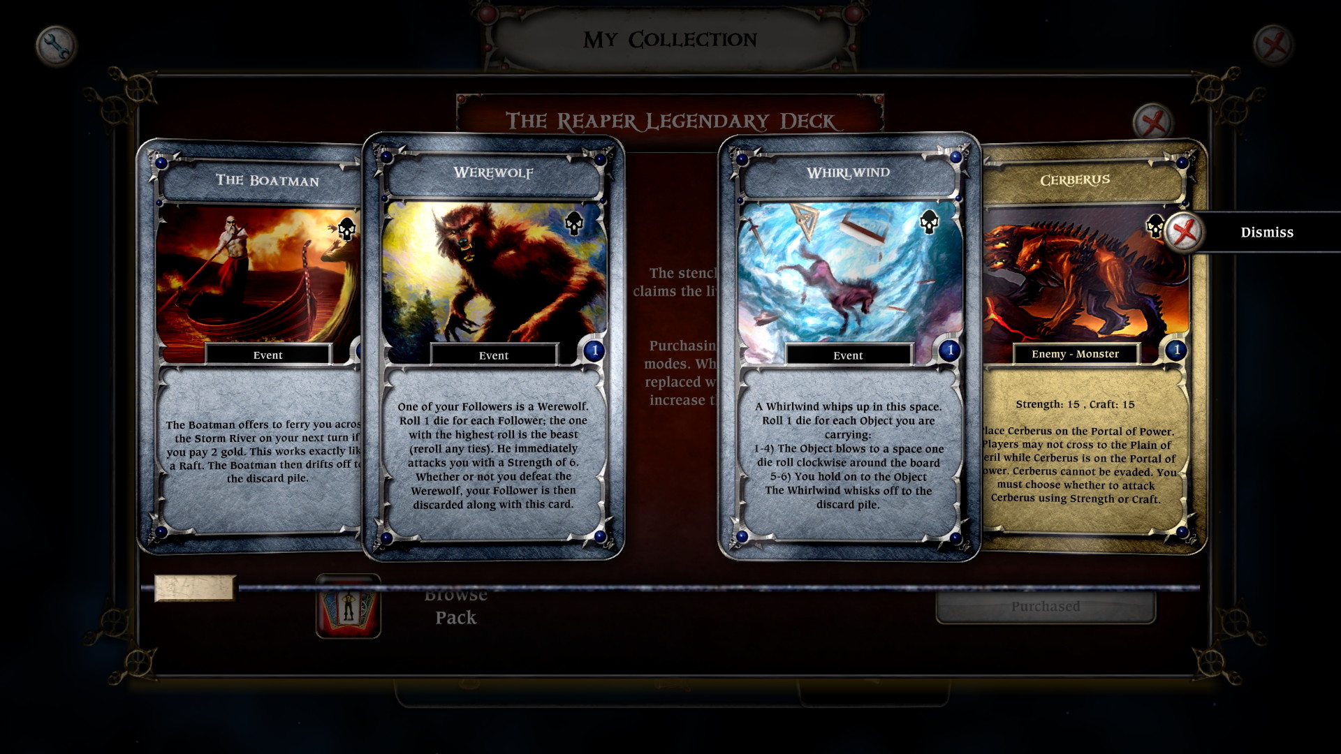 Talisman - Legendary Deck - The Reaper screenshot 1
