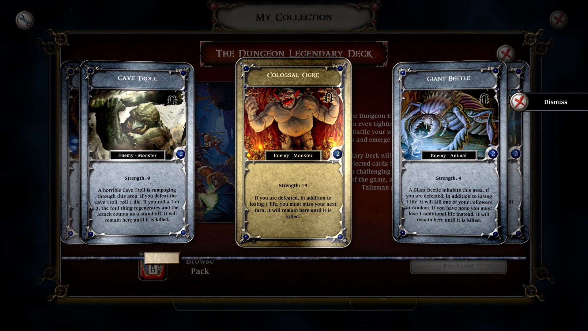 Talisman - Legendary Deck - The Dungeon screenshot 1