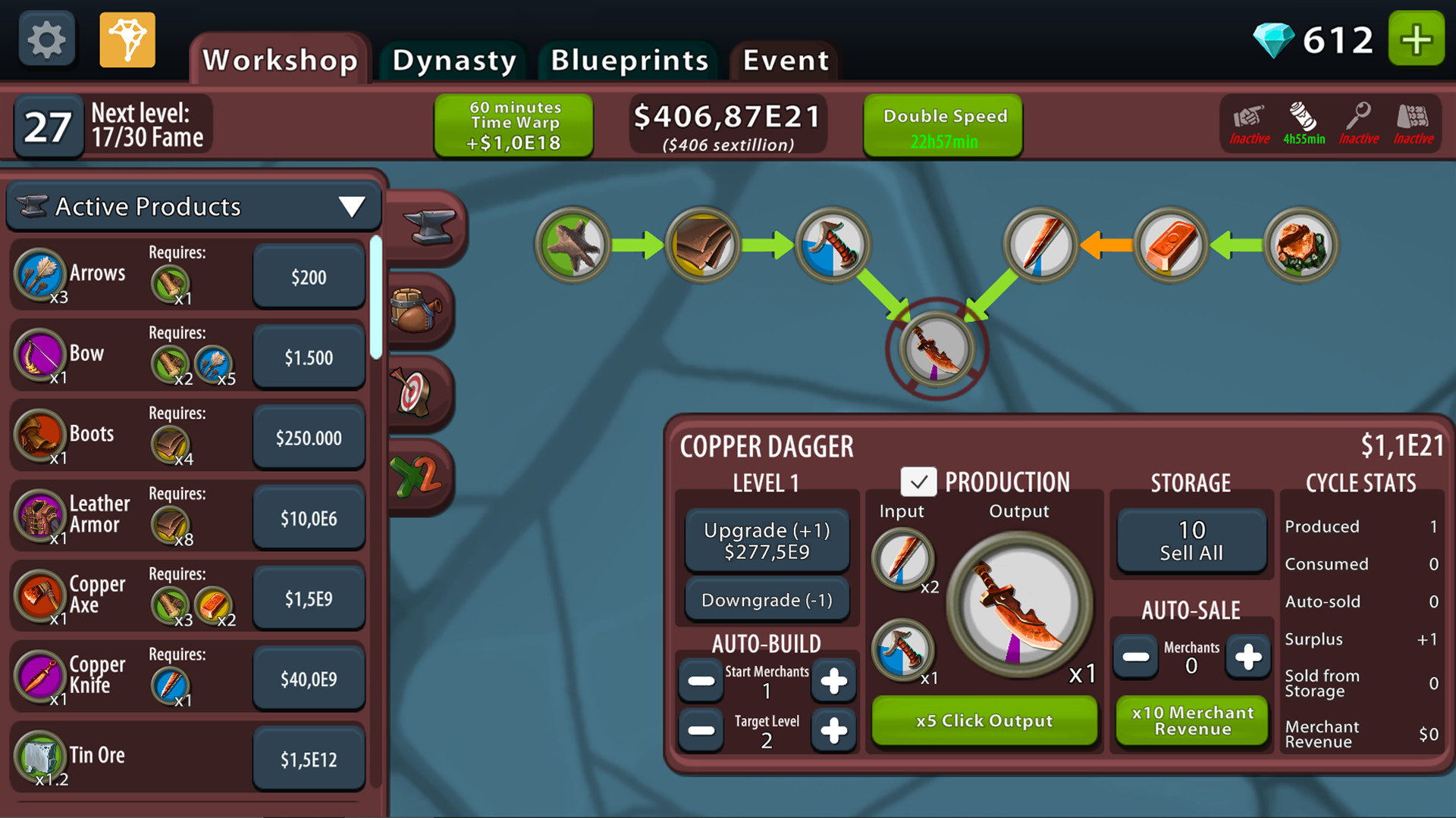 Crafting Idle Clicker screenshot 3