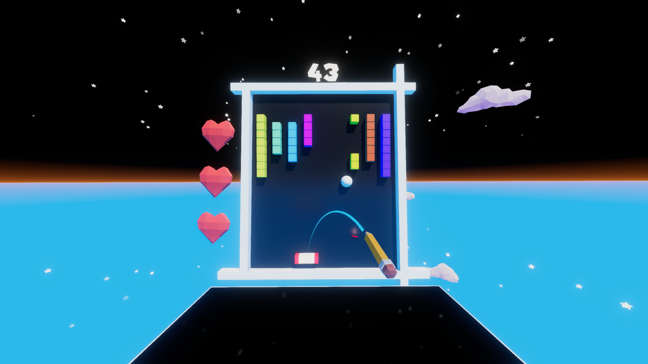 Brick Breaker VR screenshot 2