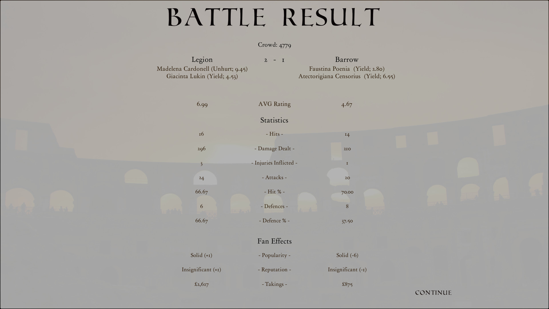 Gladiator Manager screenshot 10
