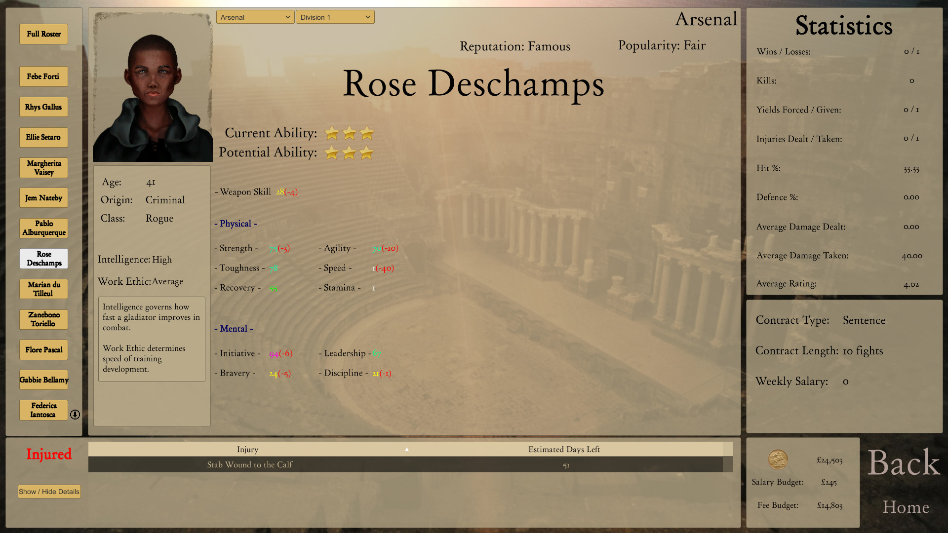 Gladiator Manager screenshot 15