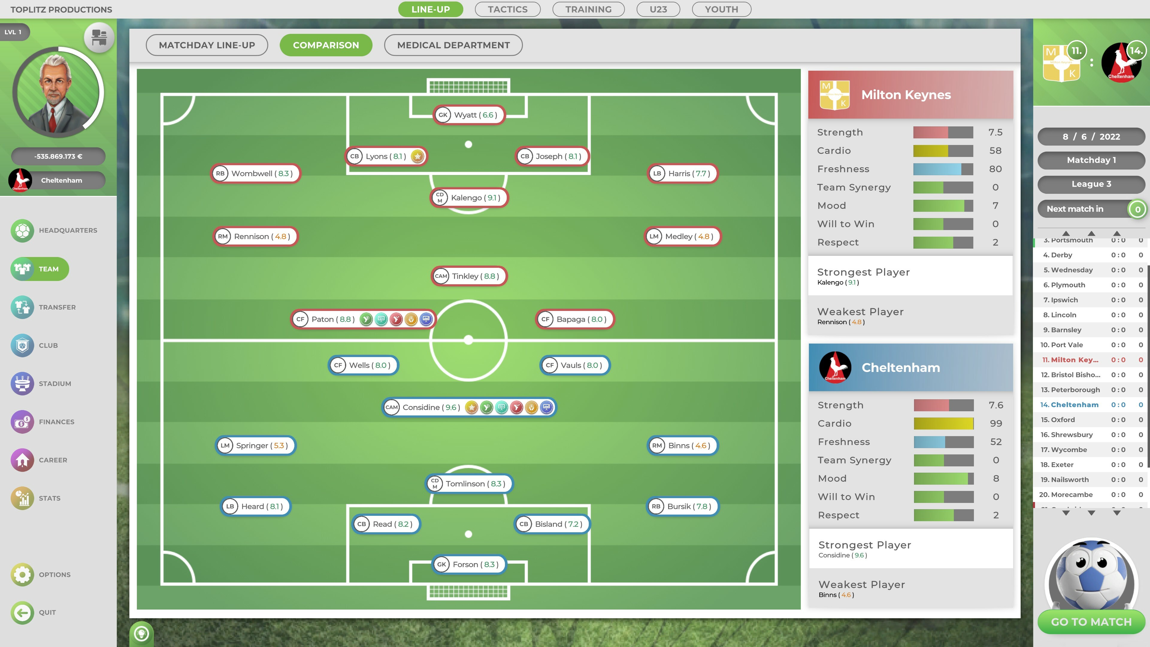 GOAL! The Club Manager screenshot 11