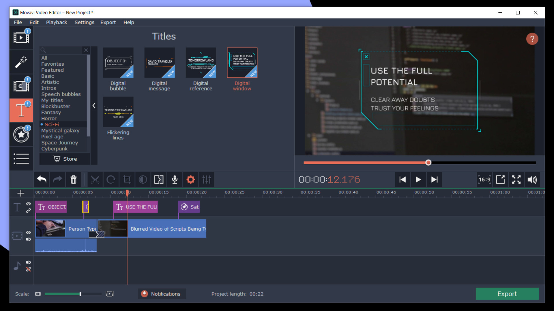 Movavi Video Editor Plus 2020 - Cinematic Set screenshot 8