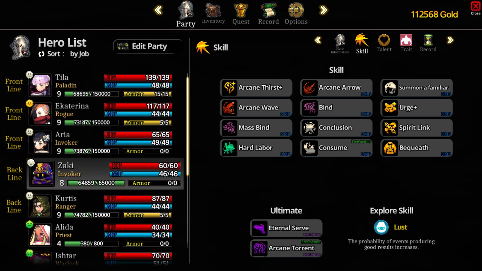 ARIA CHRONICLE Invoker screenshot 4