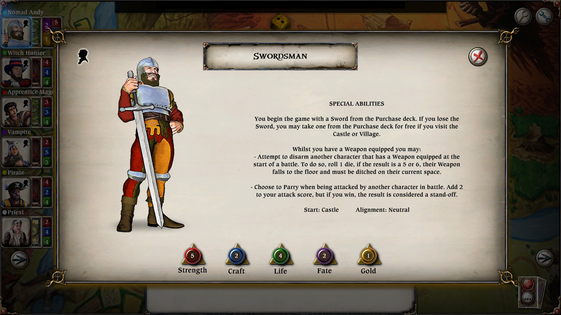 Talisman - Character Pack #19 Swordsman screenshot 5