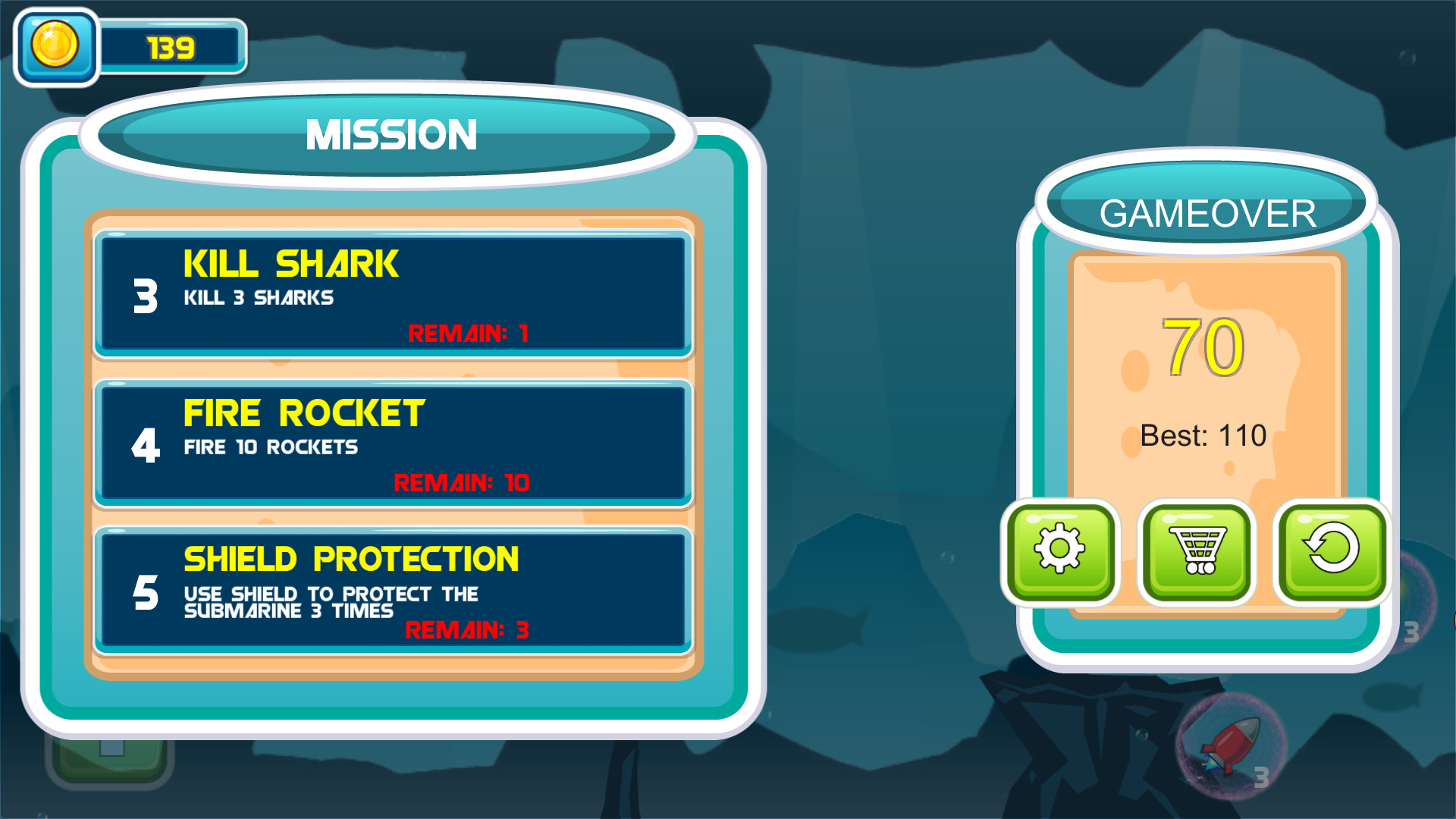Submarine Adventure screenshot 2