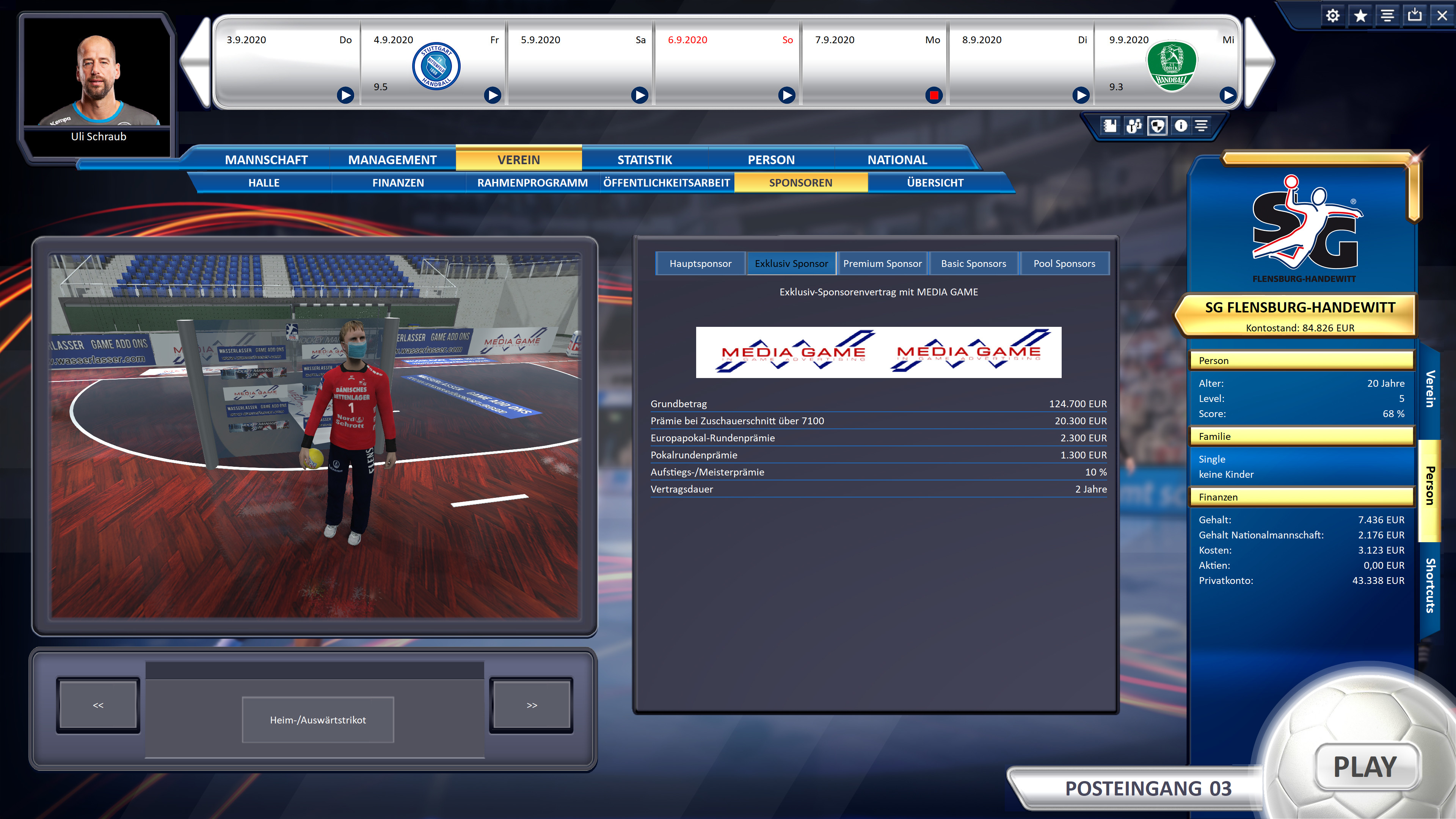 Handball Manager 2021 screenshot 25
