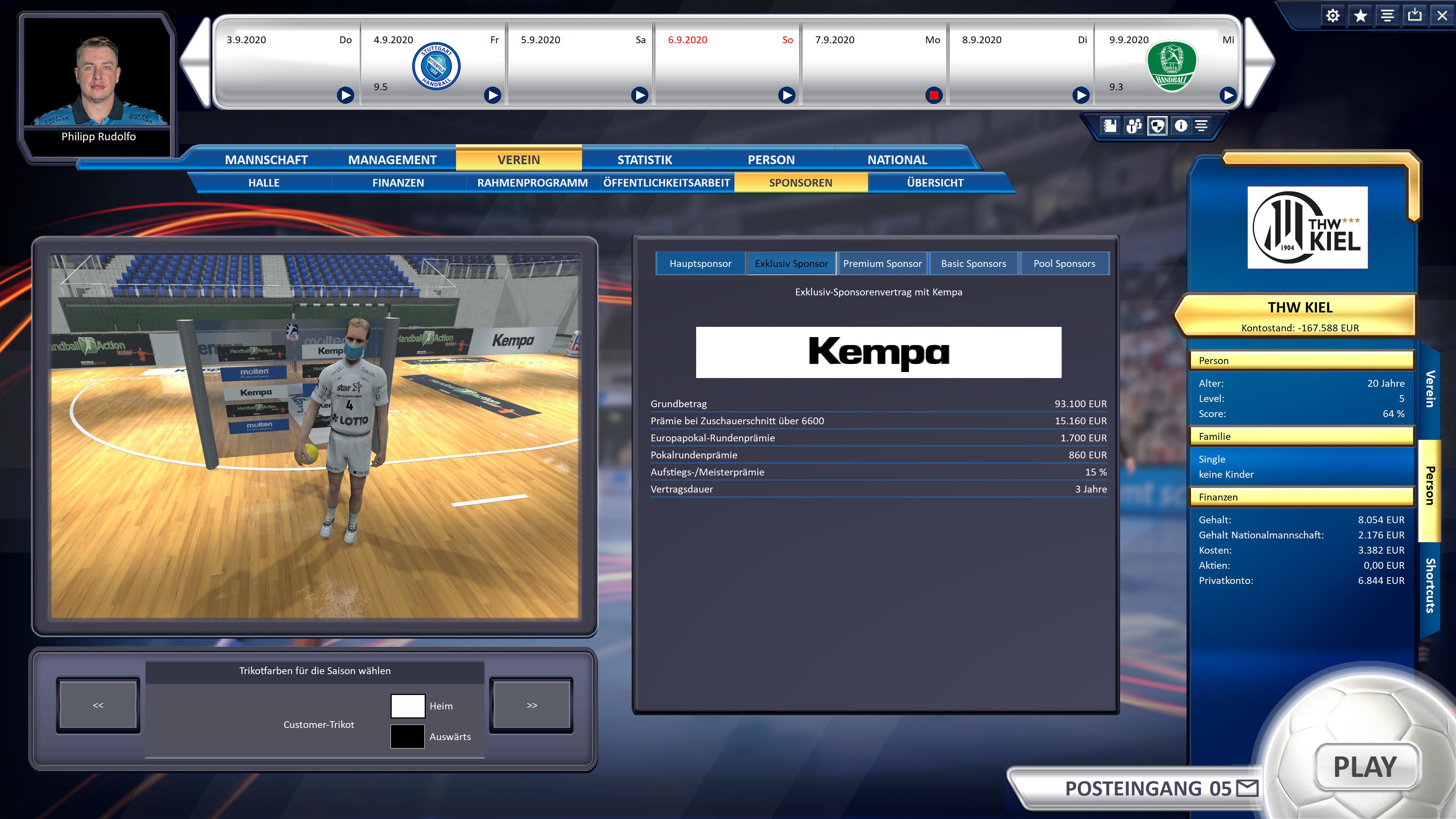 Handball Manager 2021 screenshot 24