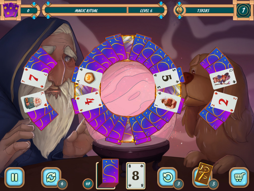 Sweet Solitaire: School Witch screenshot 6