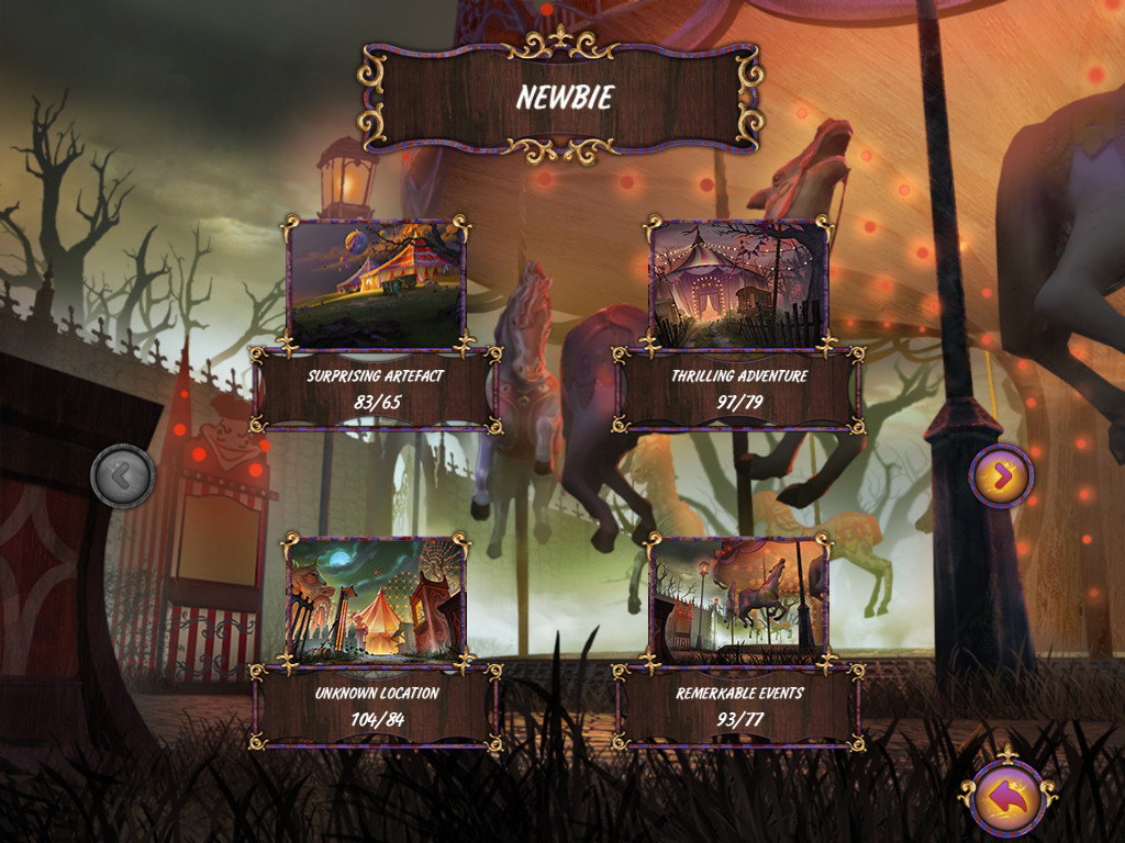 Dark Solitaire. Mystical Circus screenshot 5