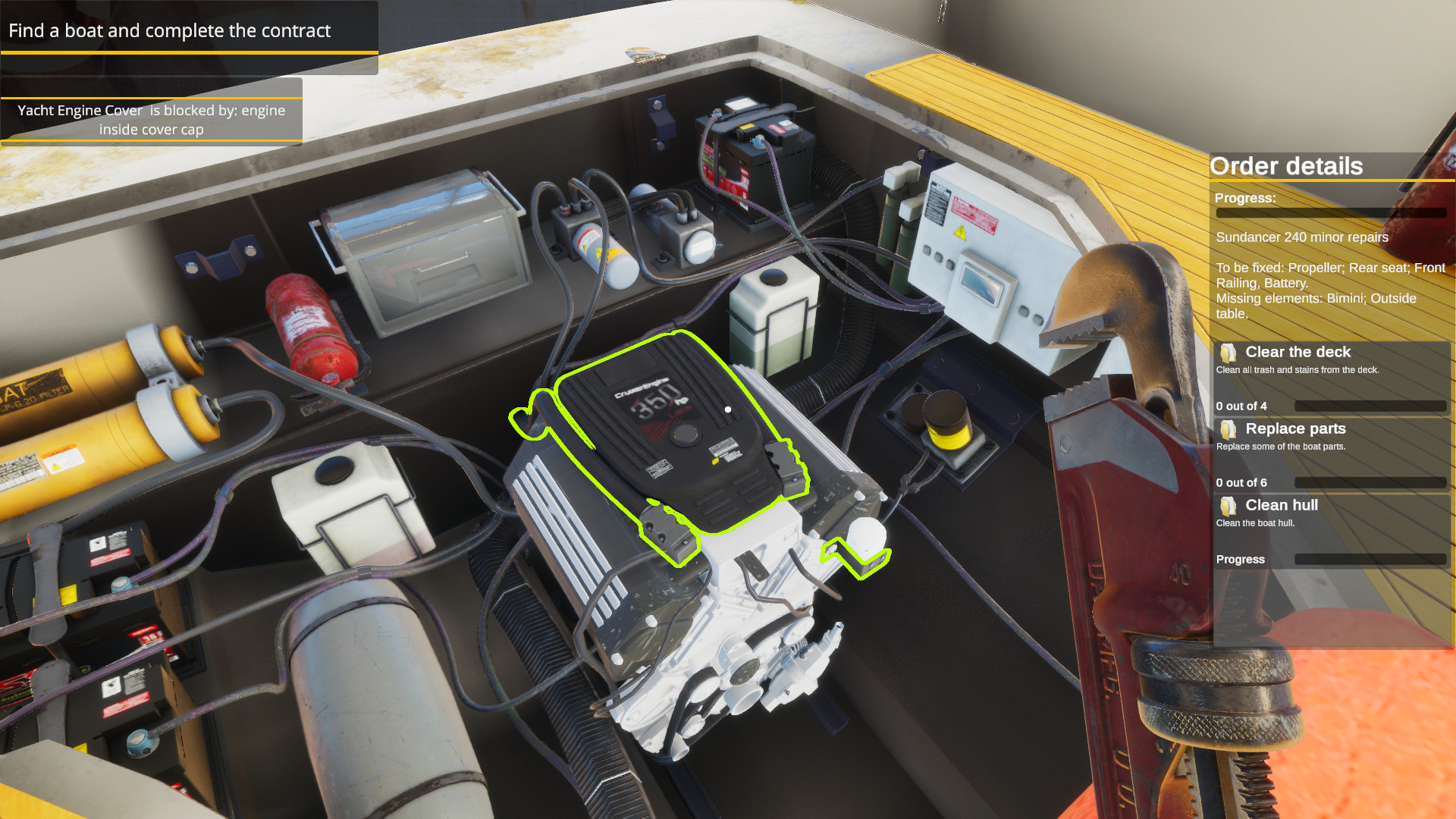 Yacht Mechanic Simulator screenshot 3