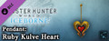 Monster Hunter World: Iceborne - Pendant: Ruby Kulve Heart