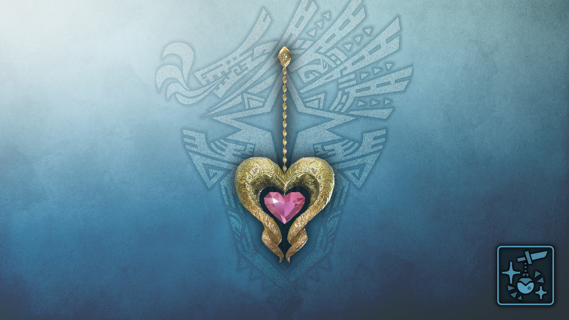 Monster Hunter World: Iceborne - Pendant: Rosegem Kulve Heart screenshot 1