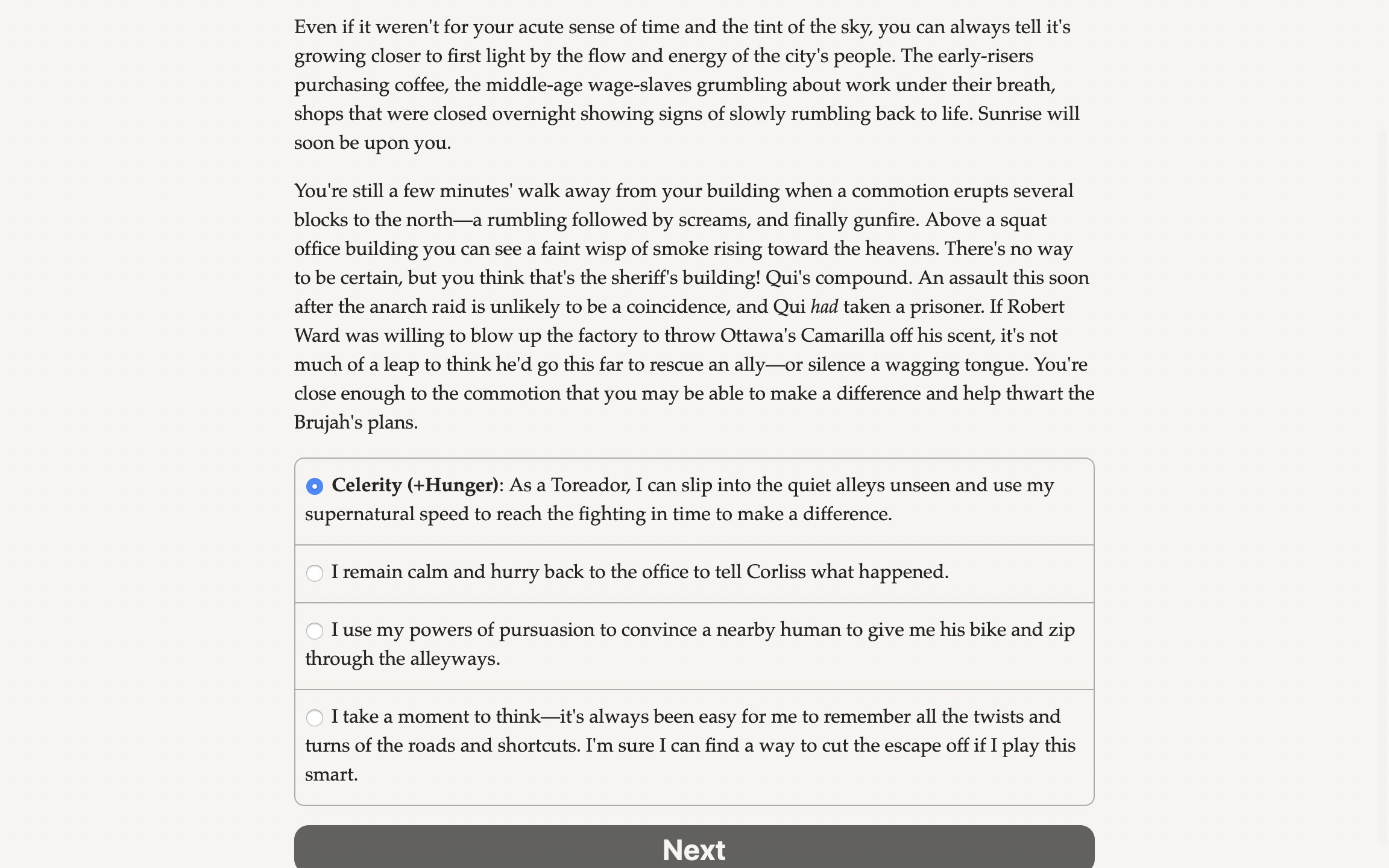 Vampire: The Masquerade — Parliament of Knives screenshot 3