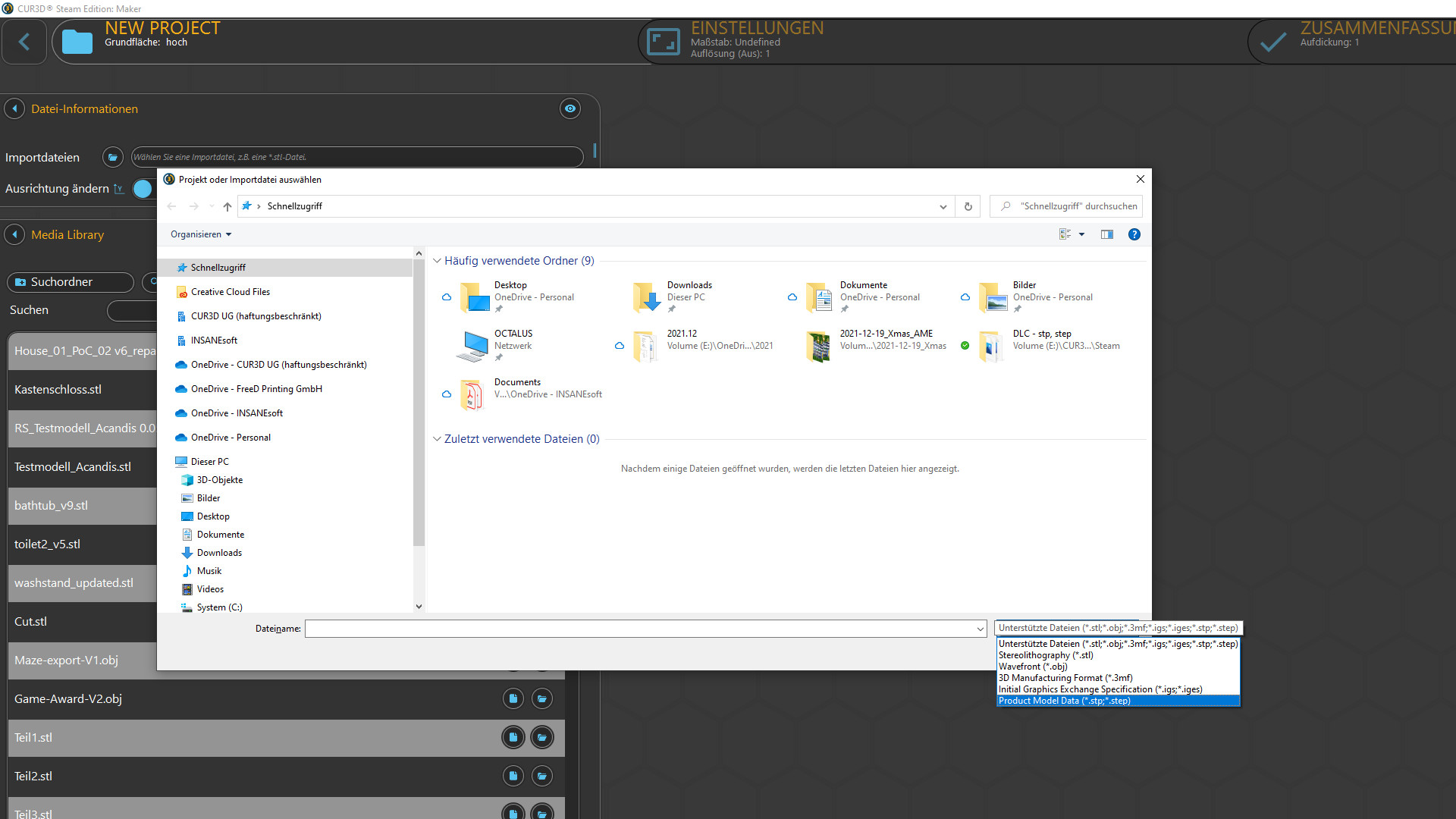 Product Model Data (*.stp. *.step) screenshot 1