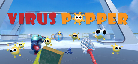 Virus Popper — Steam header