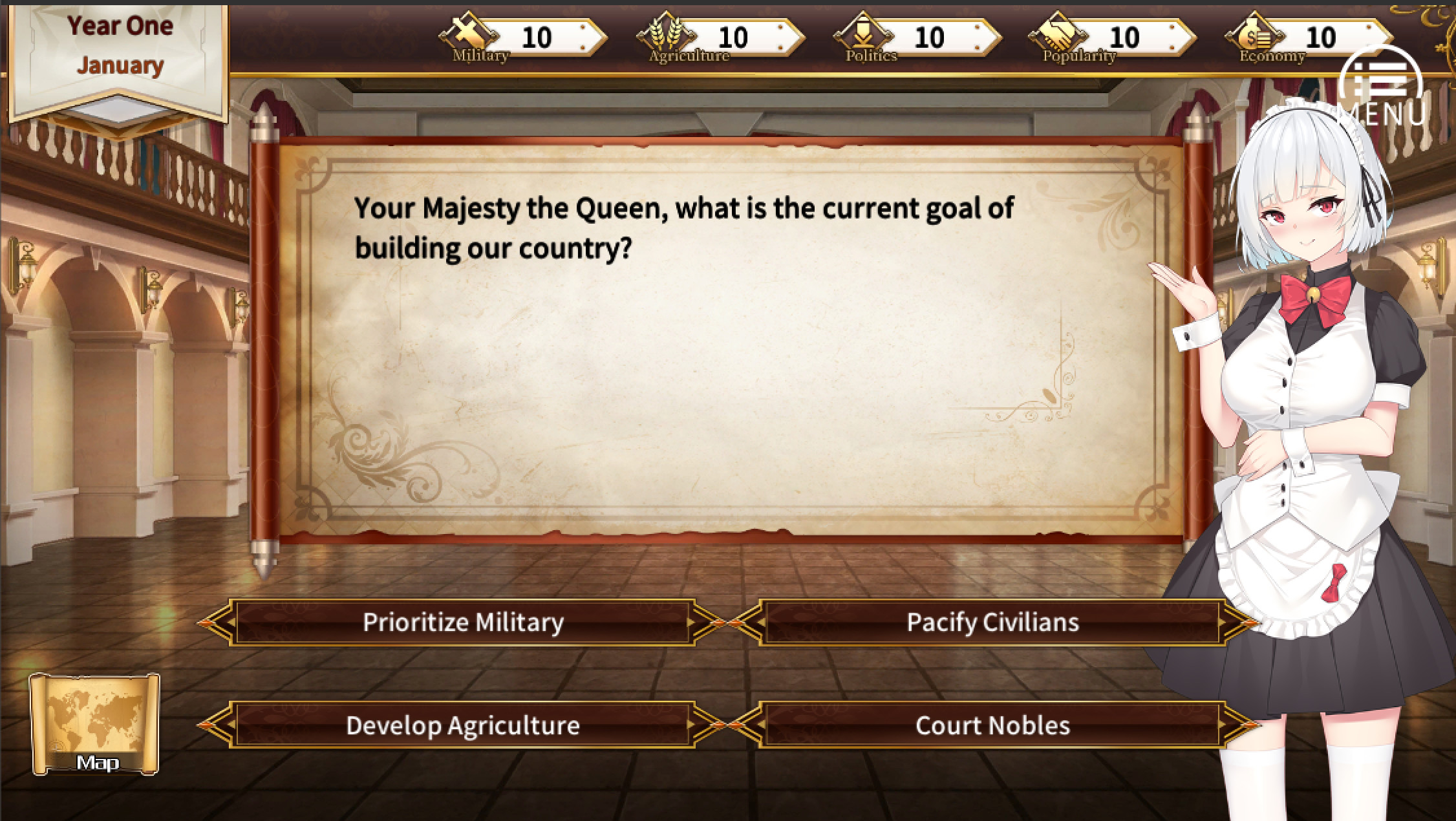 Queen's Glory screenshot 1