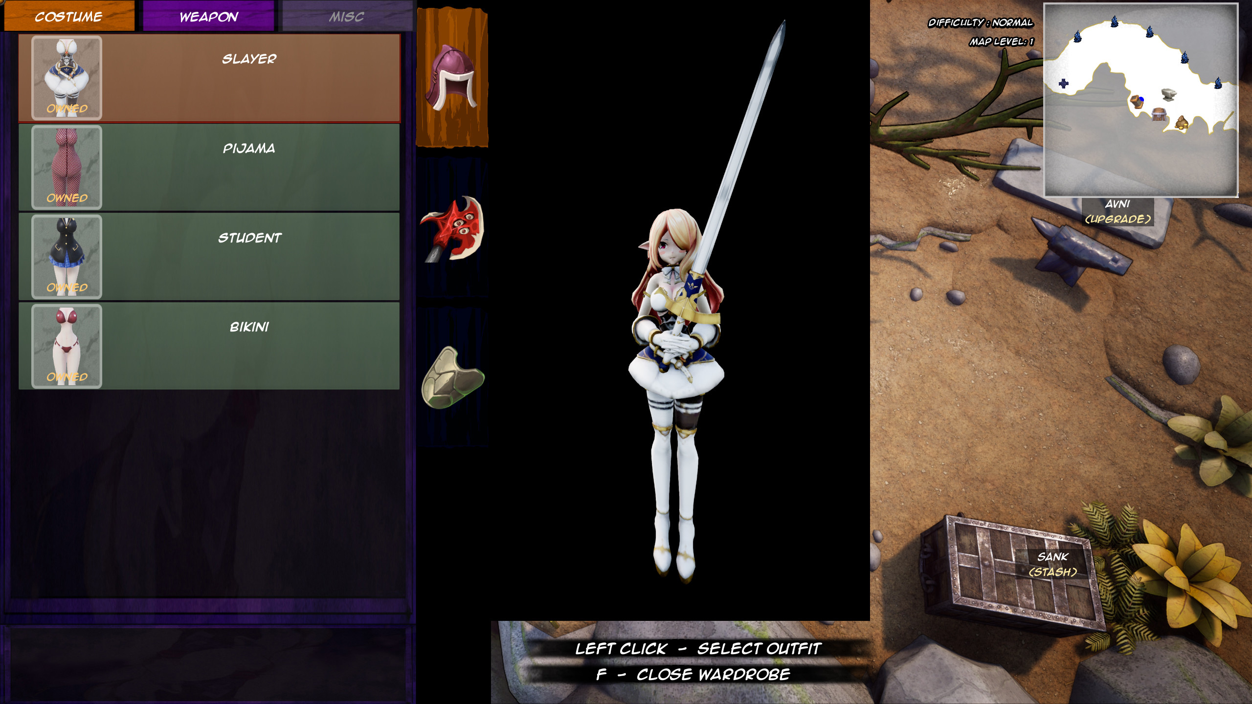 Slay The Bigies - Costume Pack screenshot 1