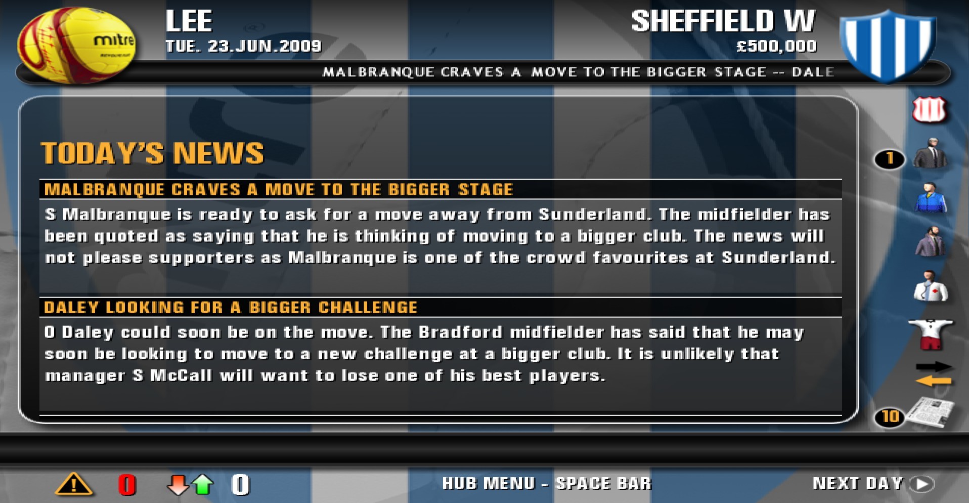 Premier Manager 10 screenshot 11