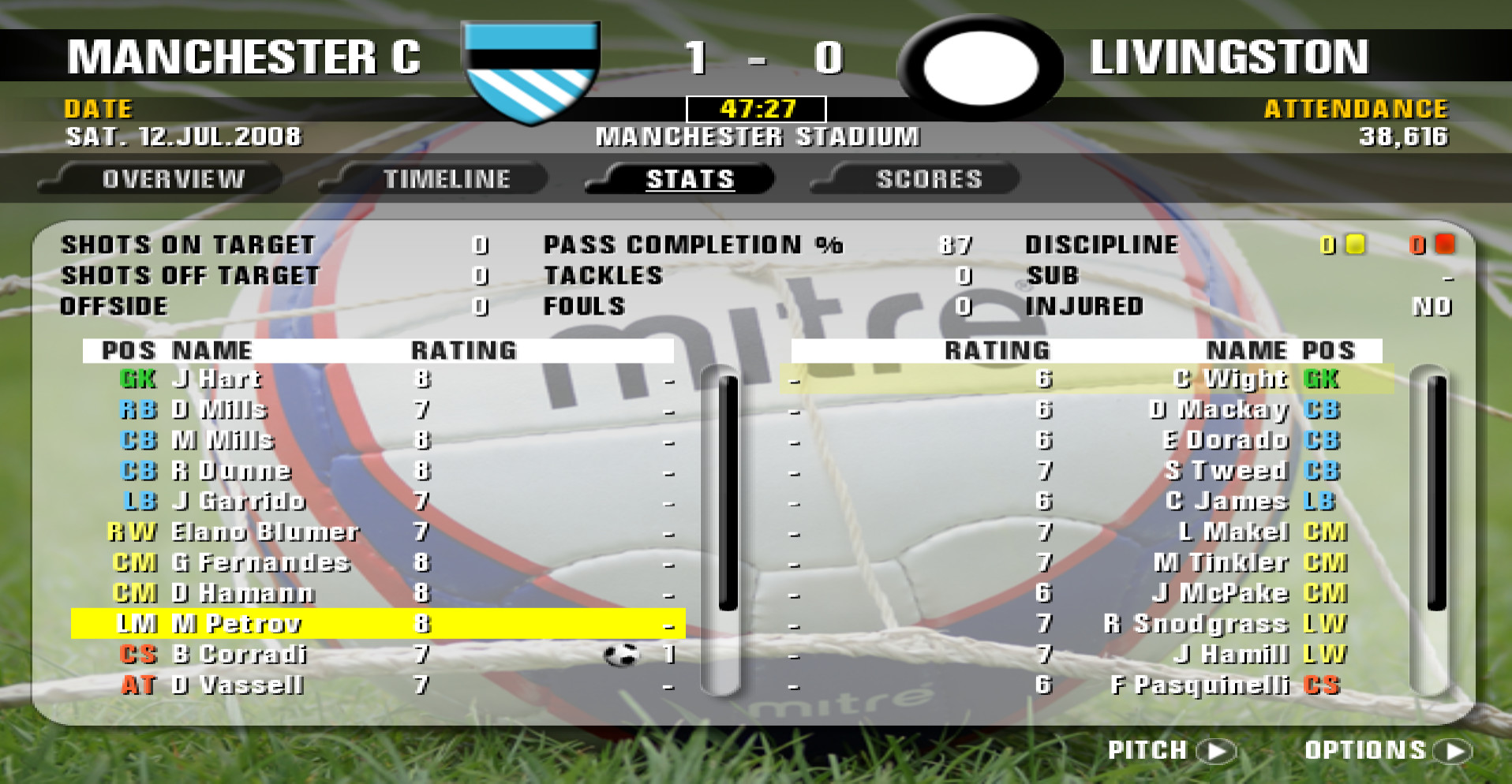 Premier Manager 09 screenshot 8