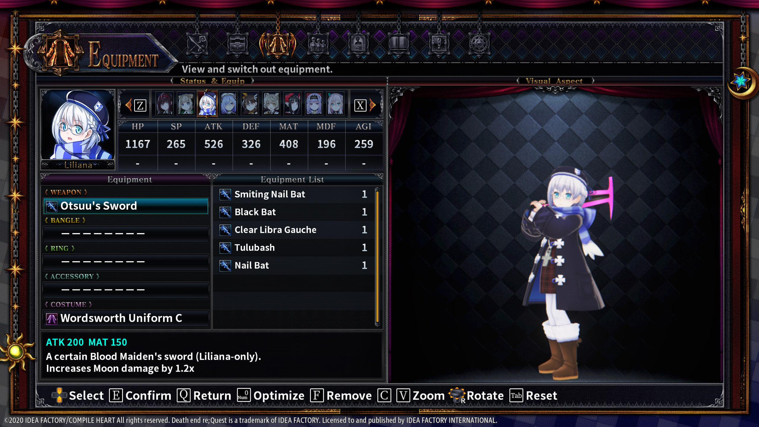 Death end re;Quest 2 - Blood Skelter Set screenshot 3