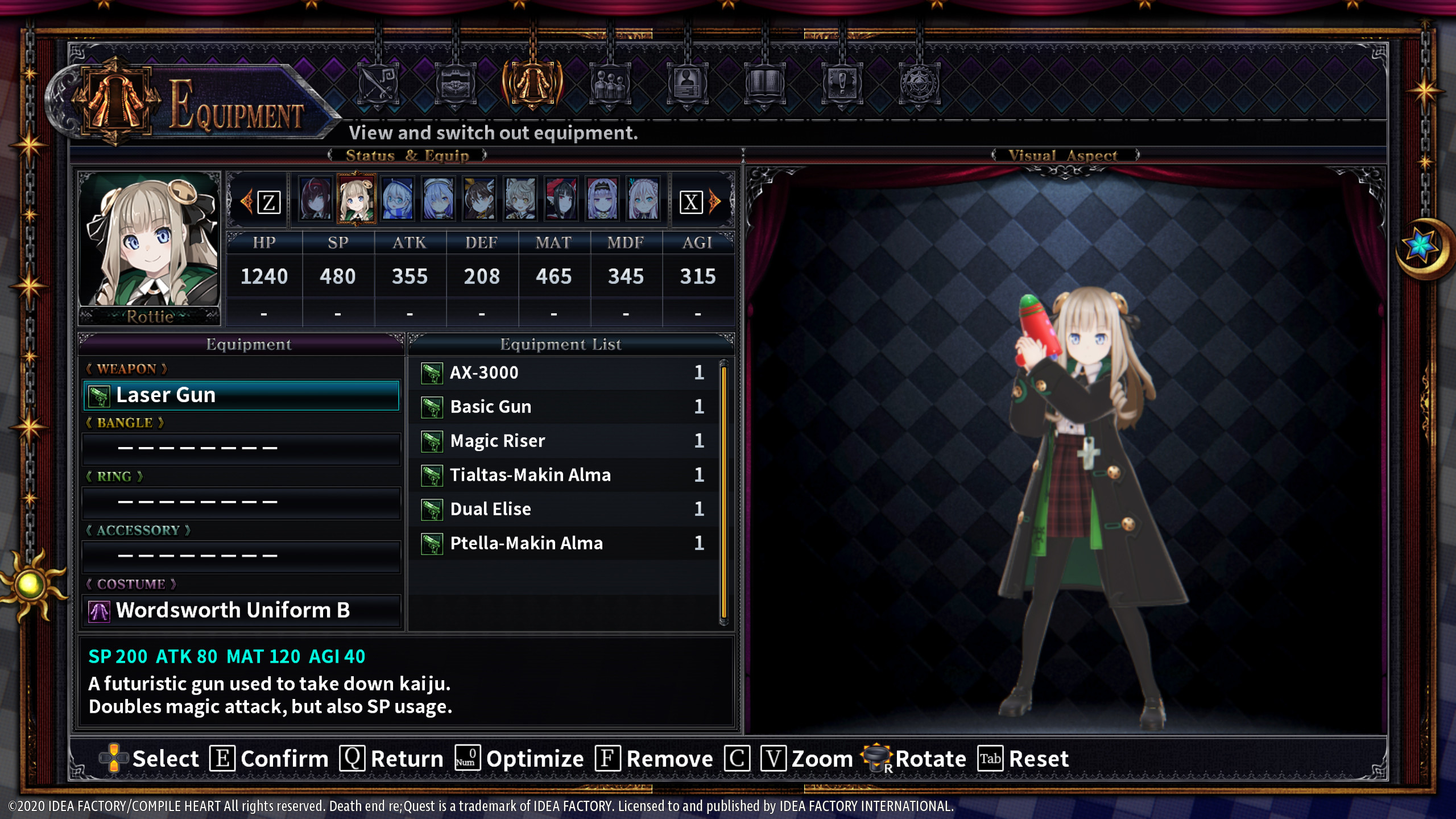 Death end re;Quest 2 - Gag Weapon Set 1 screenshot 3