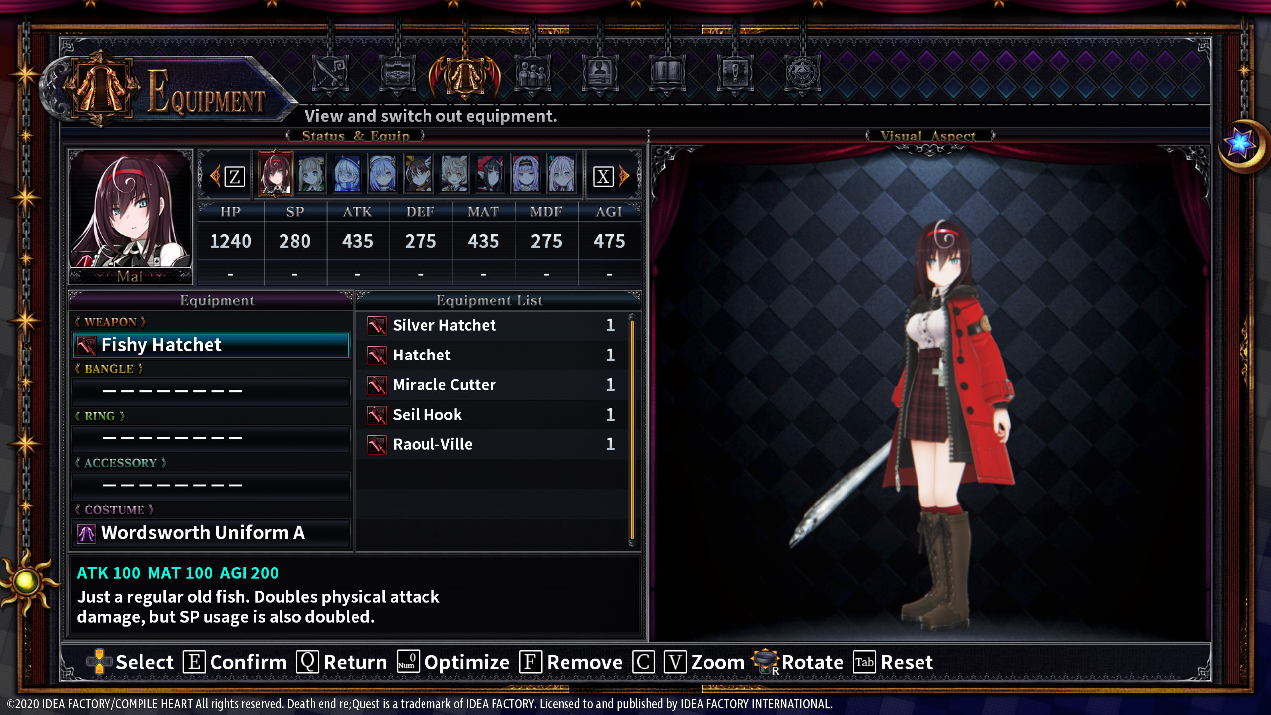 Death end re;Quest 2 - Gag Weapon Set 1 screenshot 2