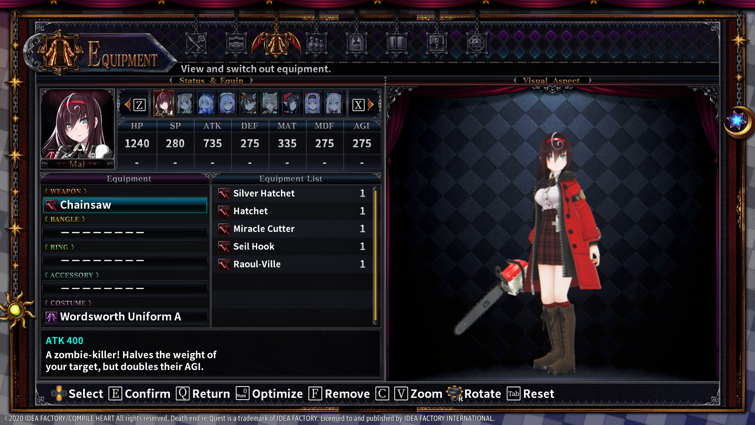 Death end re;Quest 2 - Gag Weapon Set 2 screenshot 1