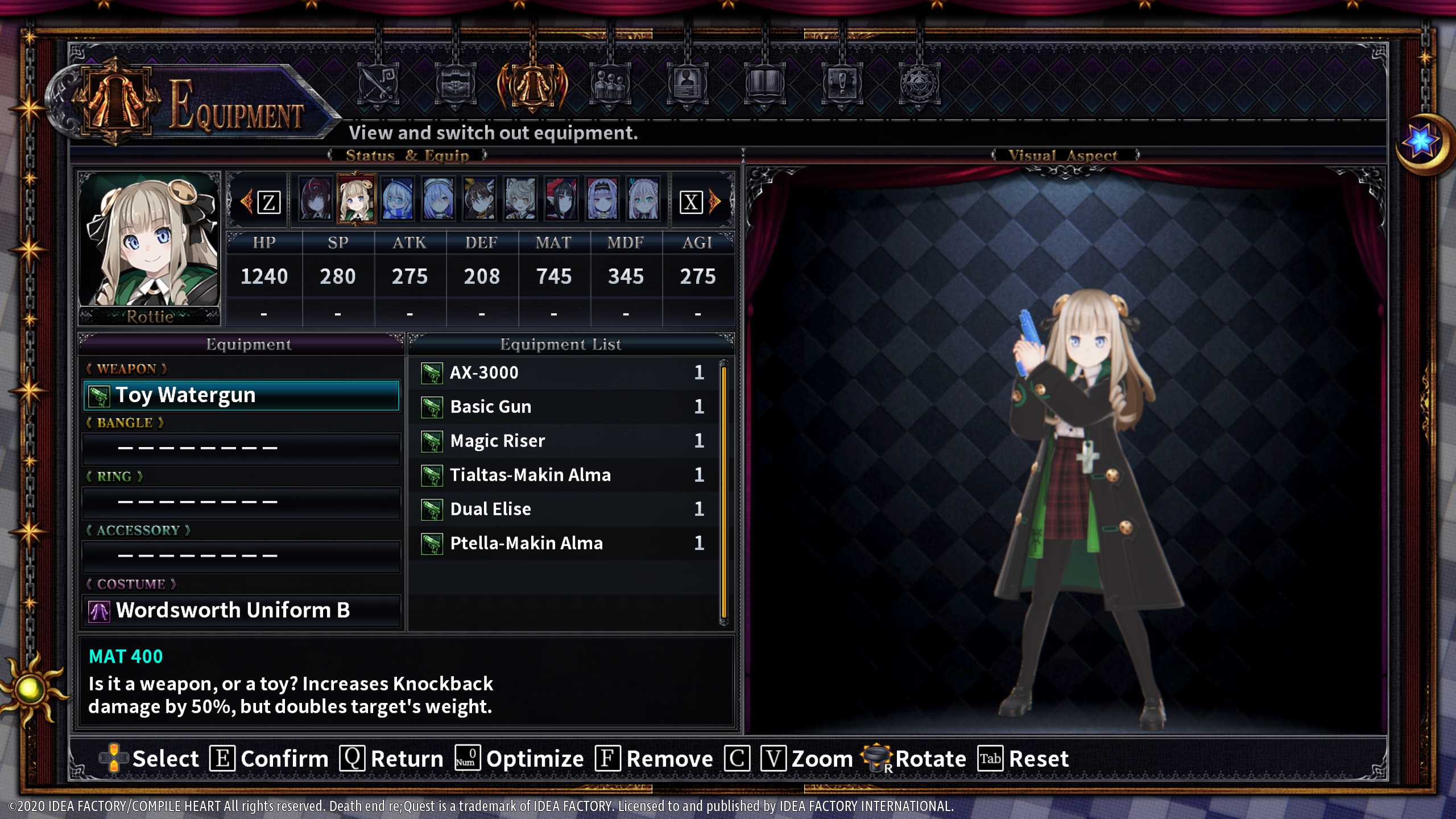 Death end re;Quest 2 - Gag Weapon Set 2 screenshot 3