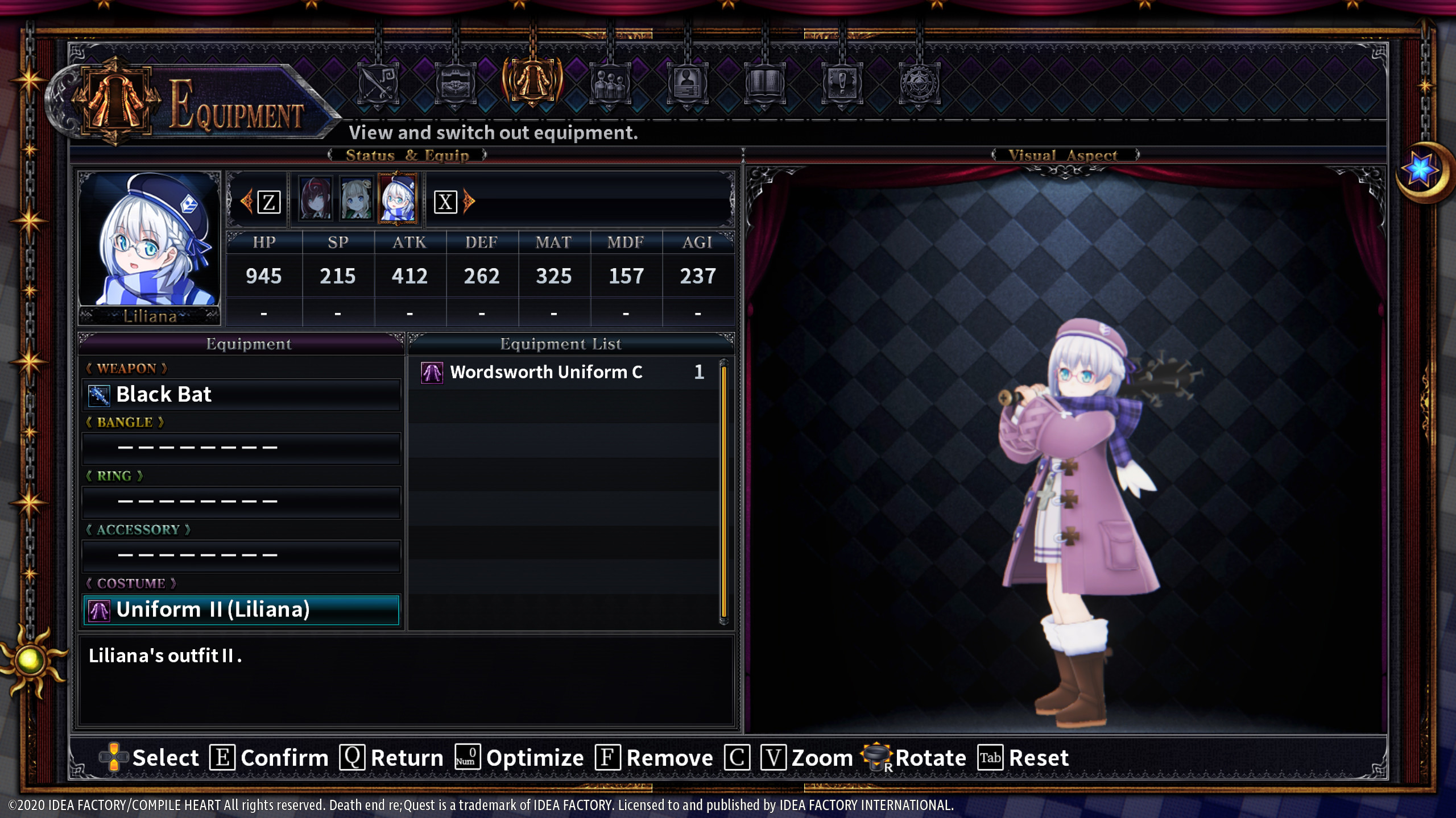 Death end re;Quest 2 - Alternate Uniform Set screenshot 3