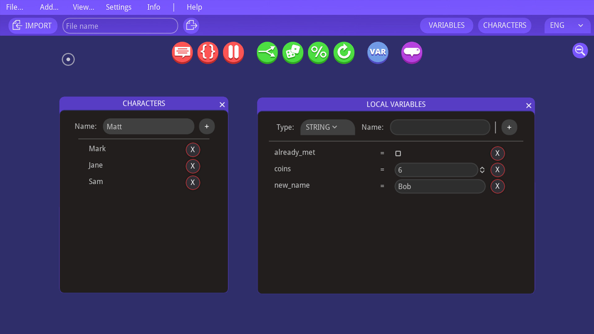 Dialogue Designer screenshot 2