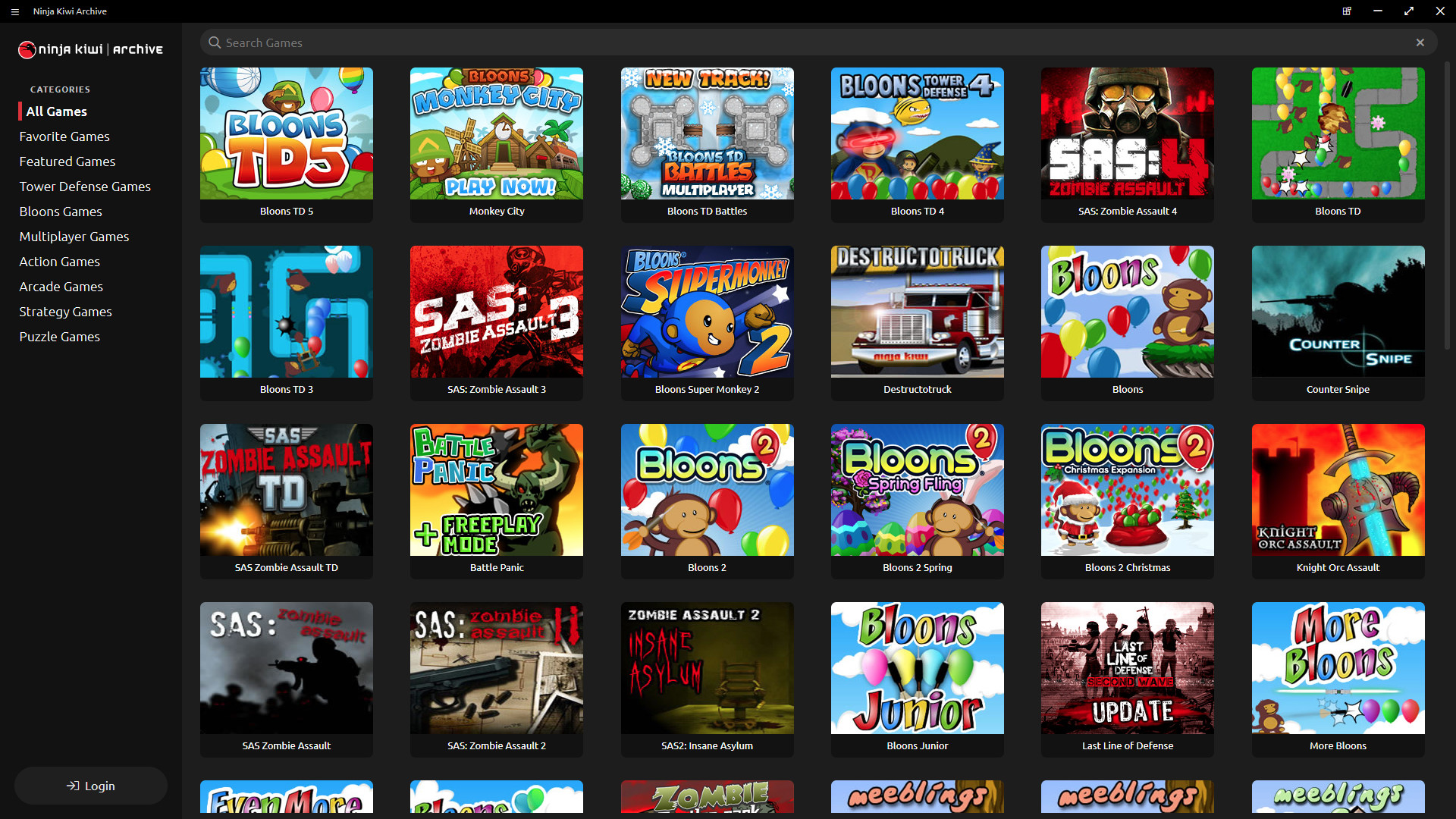 Ninja Kiwi Archive screenshot 7