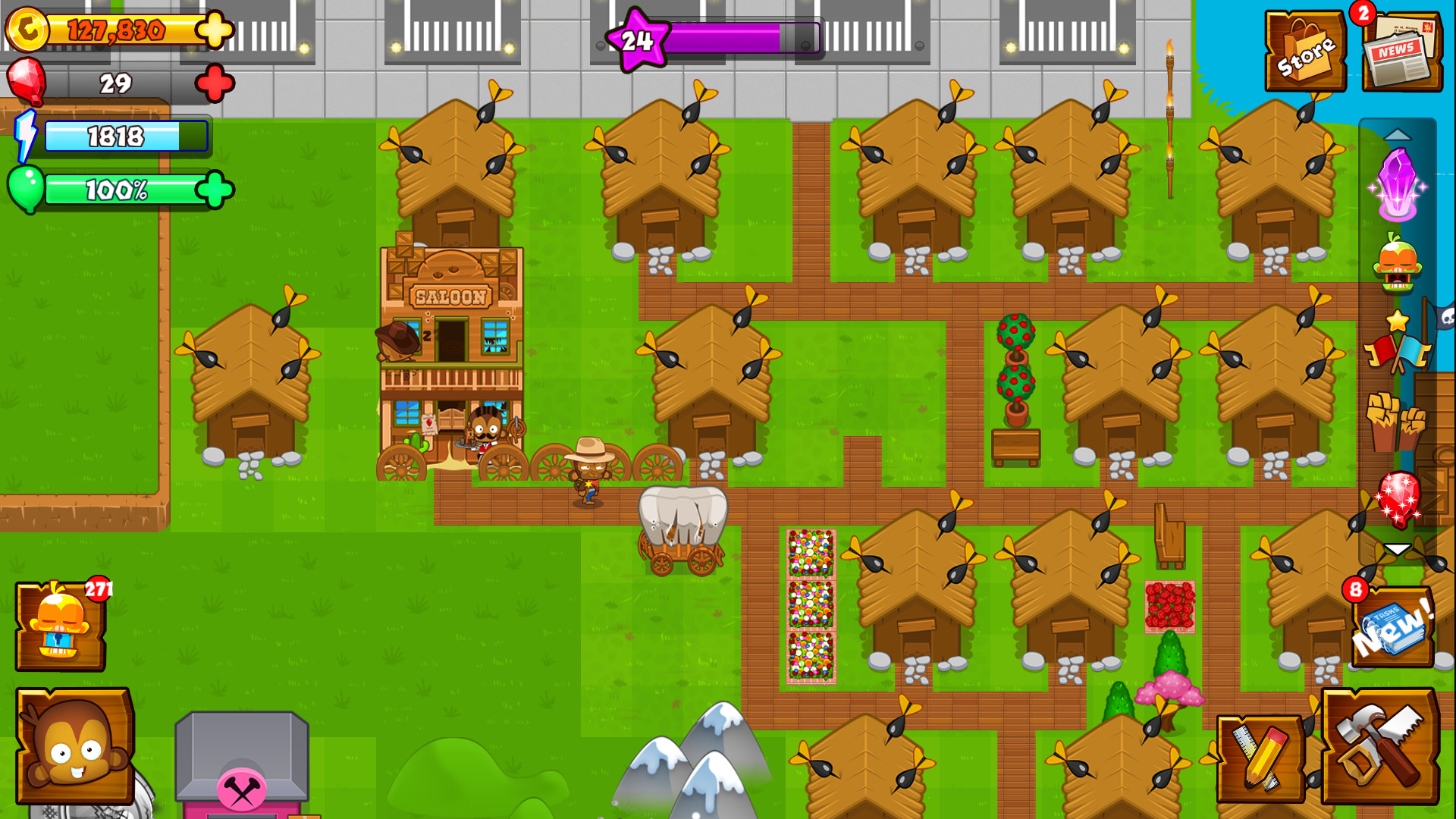 Bloons Monkey City - Frontier Pack screenshot 3