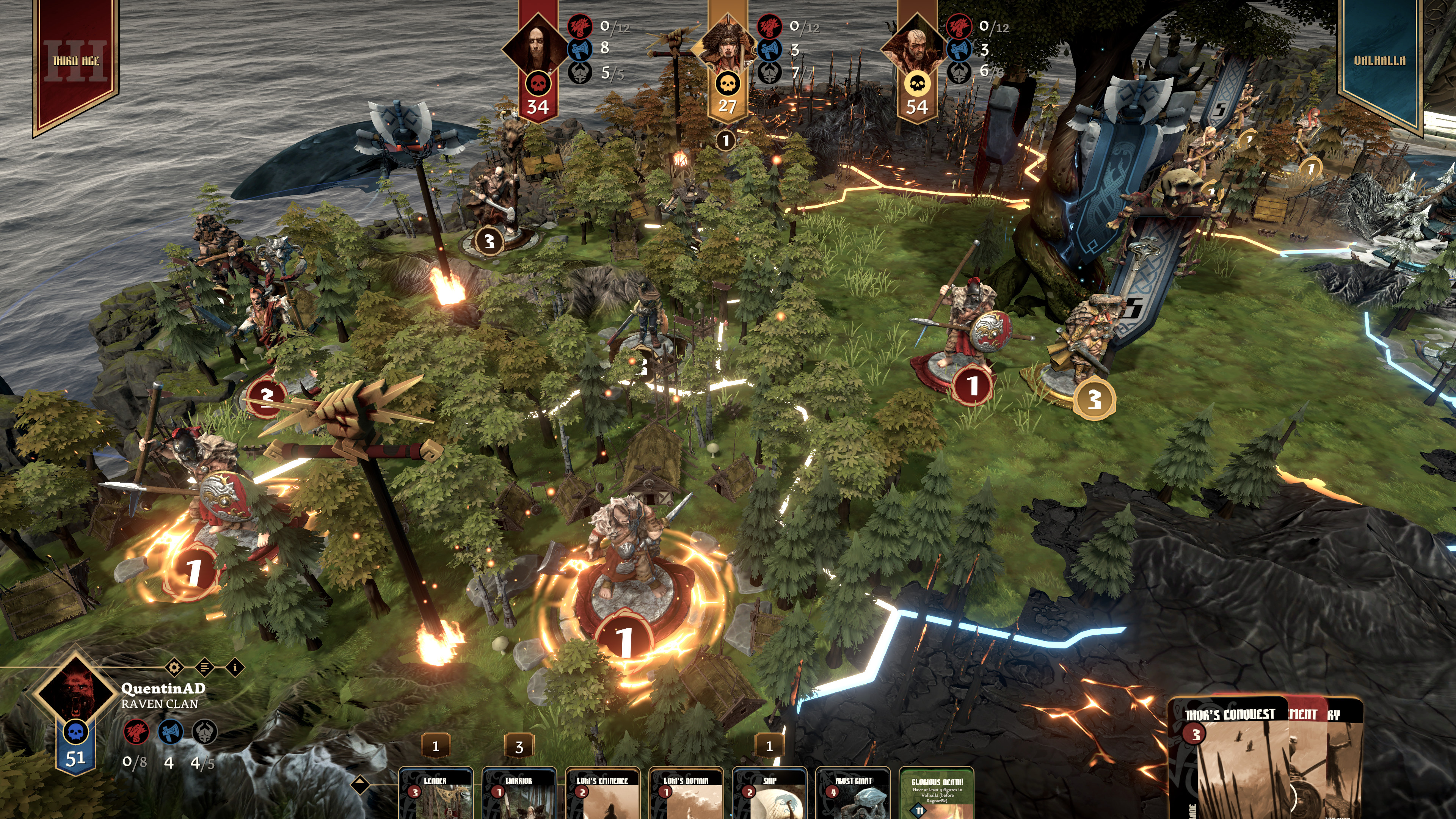 Blood Rage: Digital Edition - Mythical Monsters screenshot 7