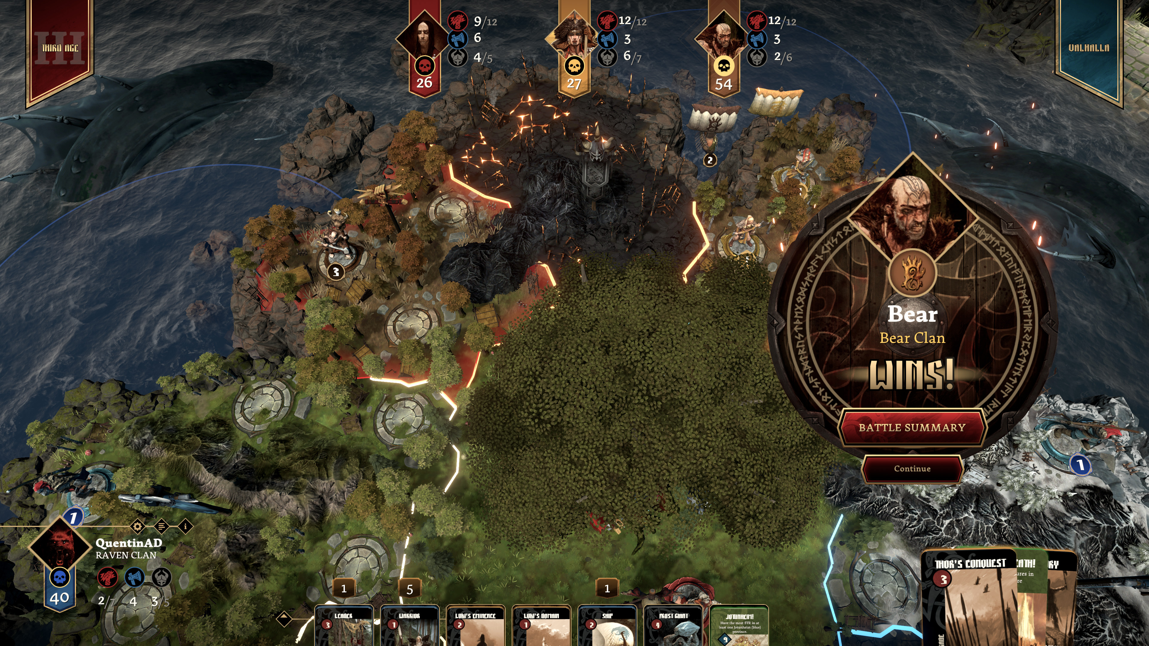 Blood Rage: Digital Edition - Mythical Monsters screenshot 9