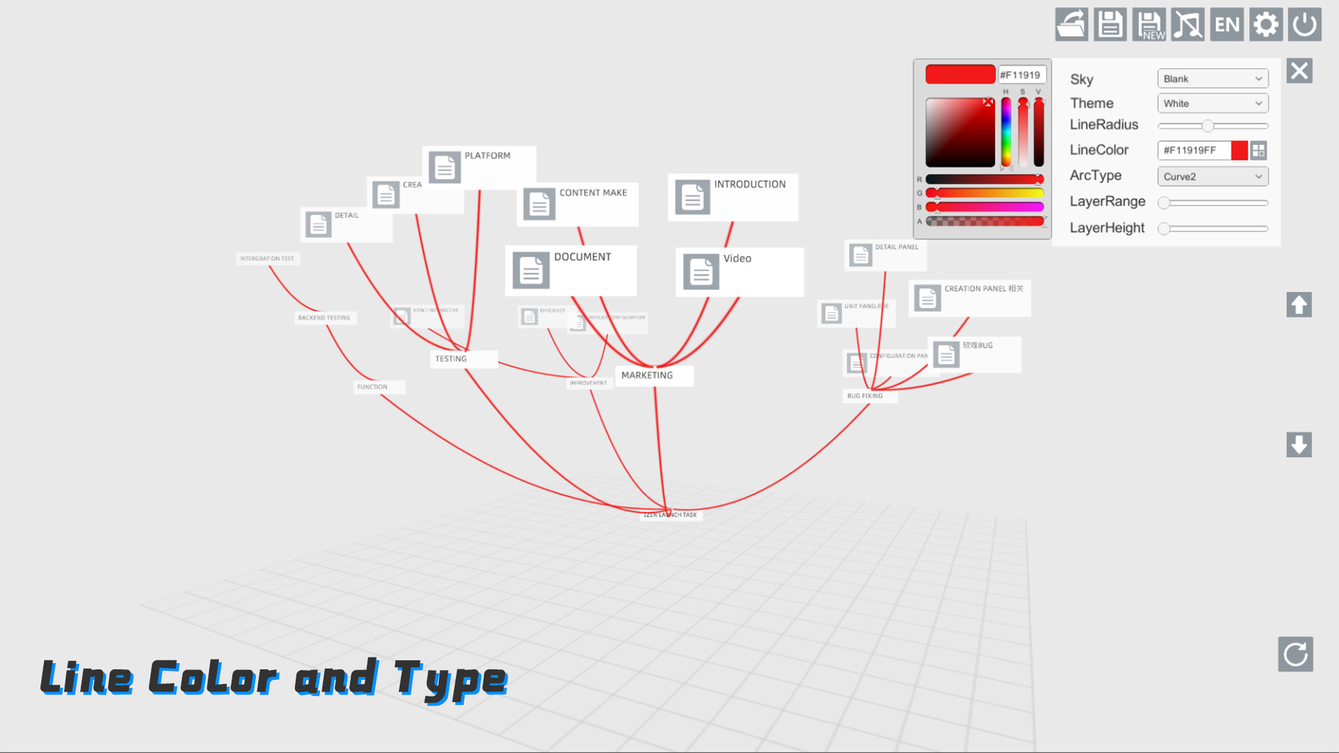 3ZENTREE - 3D NODE BASED INFORMATION SYSTEM screenshot 3