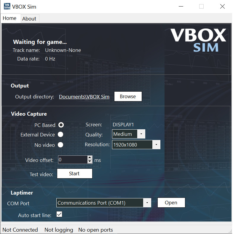 VBOX Sim screenshot 1