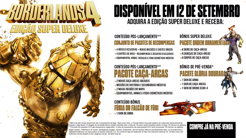 Comprar Borderlands 4 Super Deluxe Pc Borderlands 4 Super Deluxe Edition Pc Steam