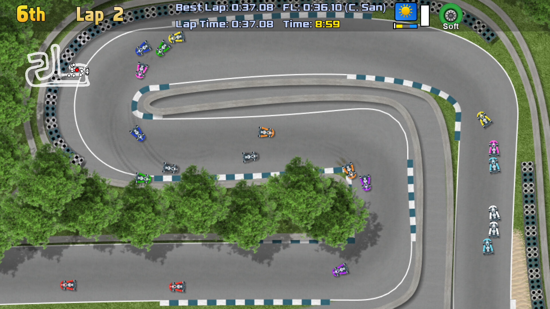 Ultimate Racing 2D 2 screenshot 8