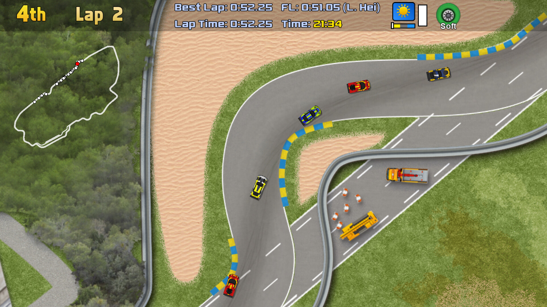 Ultimate Racing 2D 2 screenshot 9