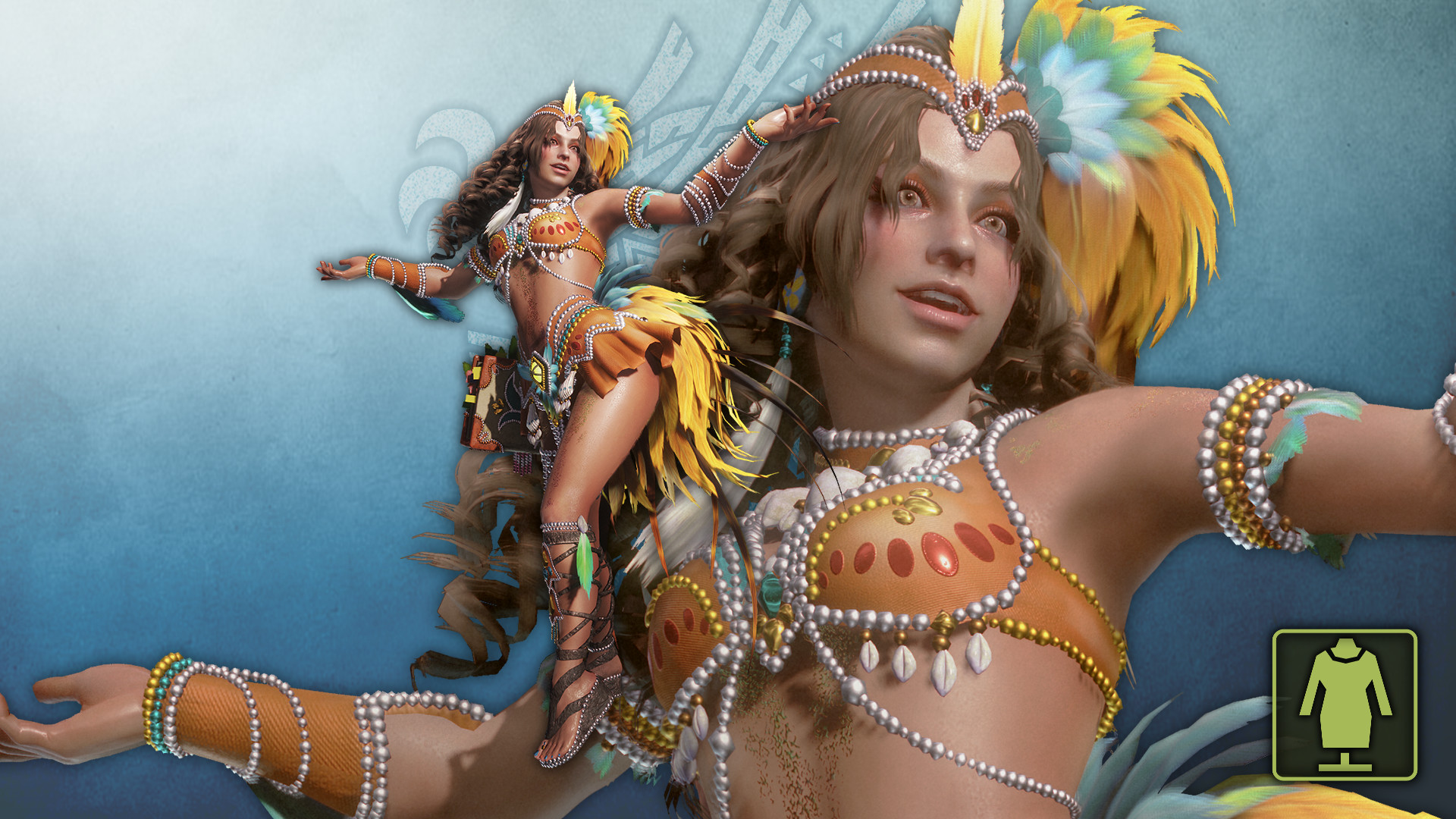 Monster Hunter: World - The Handler's Festive Samba Costume screenshot 1