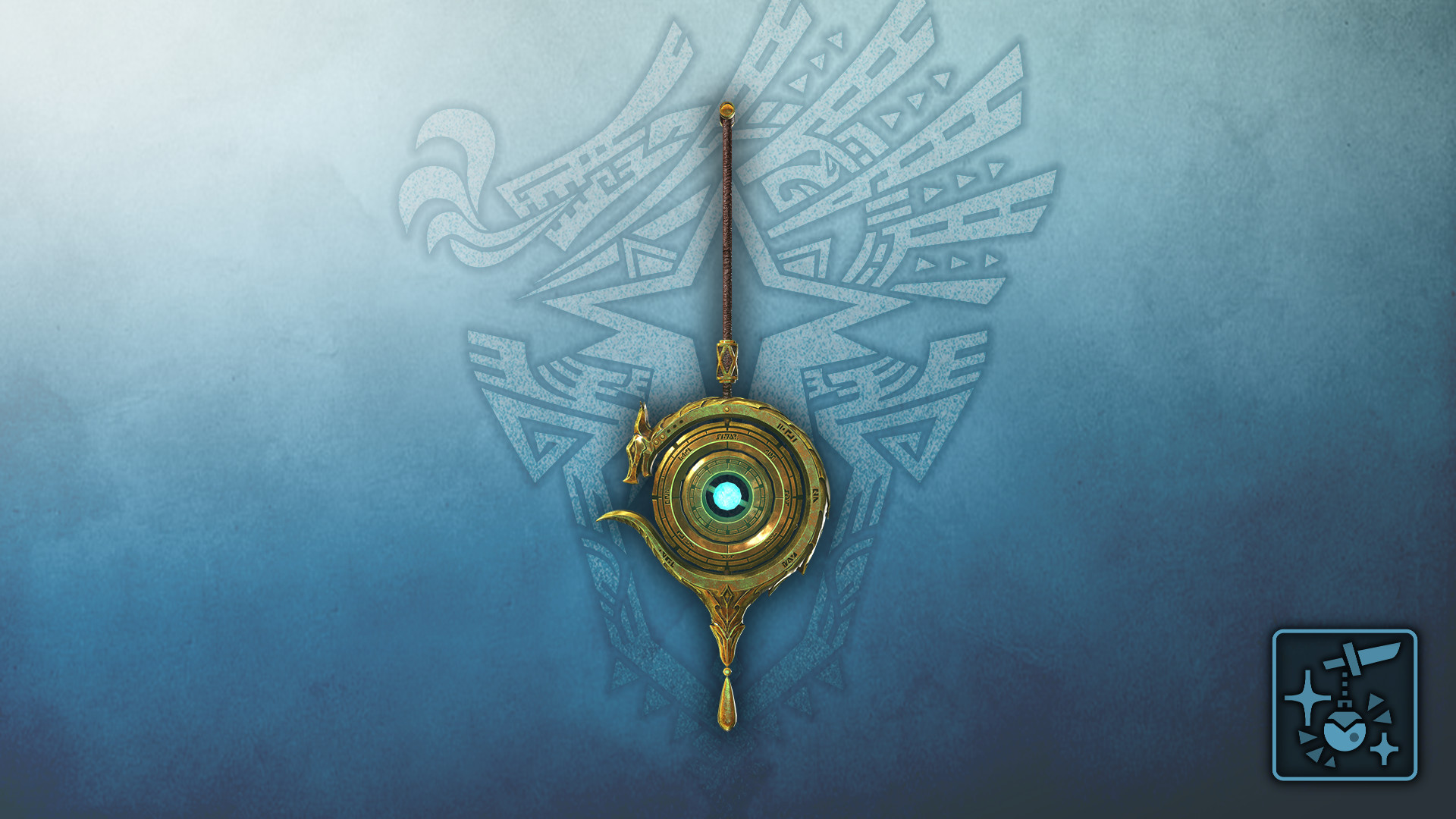 Monster Hunter World: Iceborne - Pendant: Gold Heavenly Dragon screenshot 1