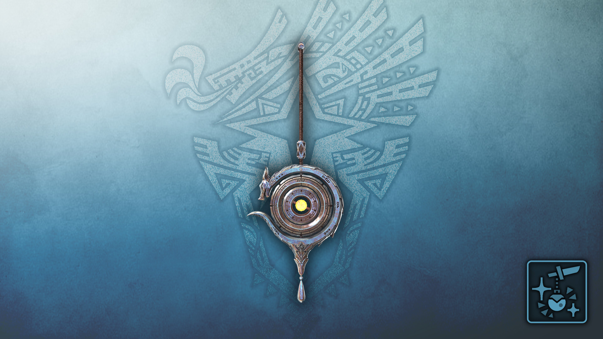 Monster Hunter World: Iceborne - Pendant: Silver Heavenly Dragon screenshot 1