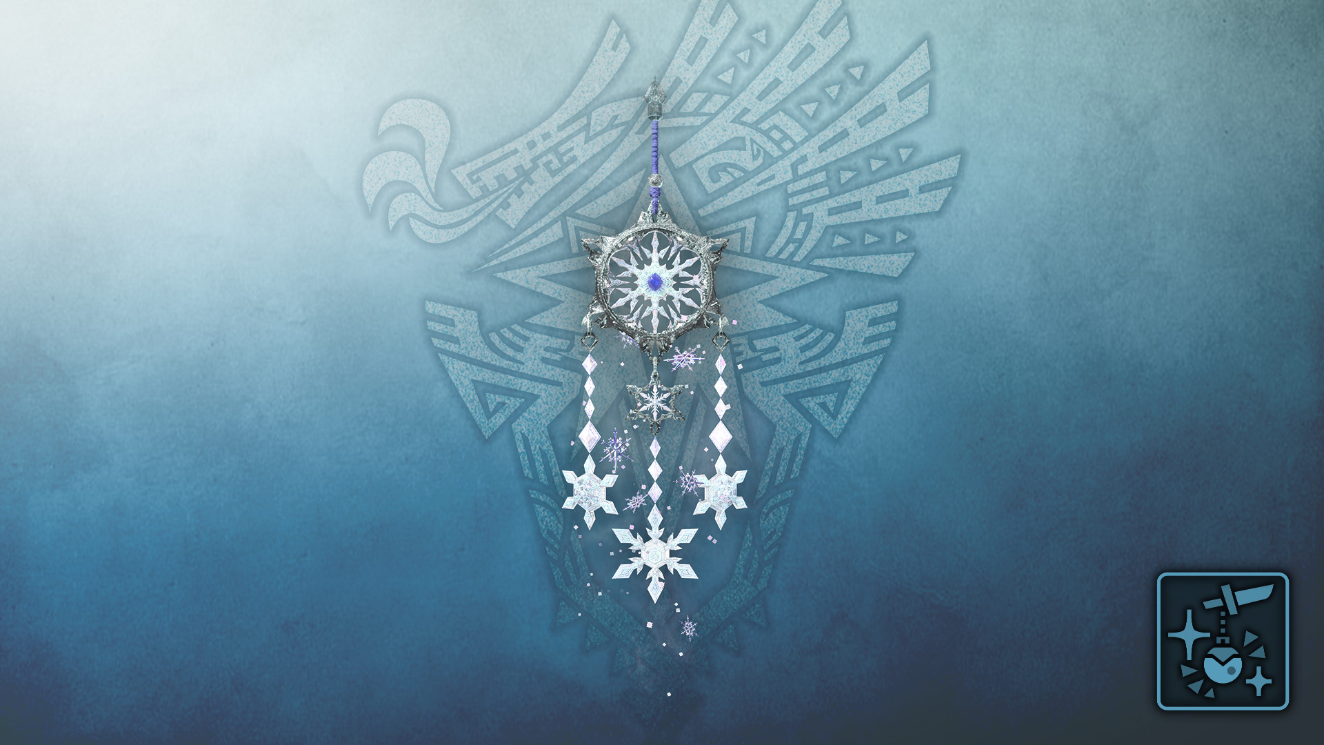 Monster Hunter World: Iceborne - Pendant: Velkhana Snow Talisman screenshot 1